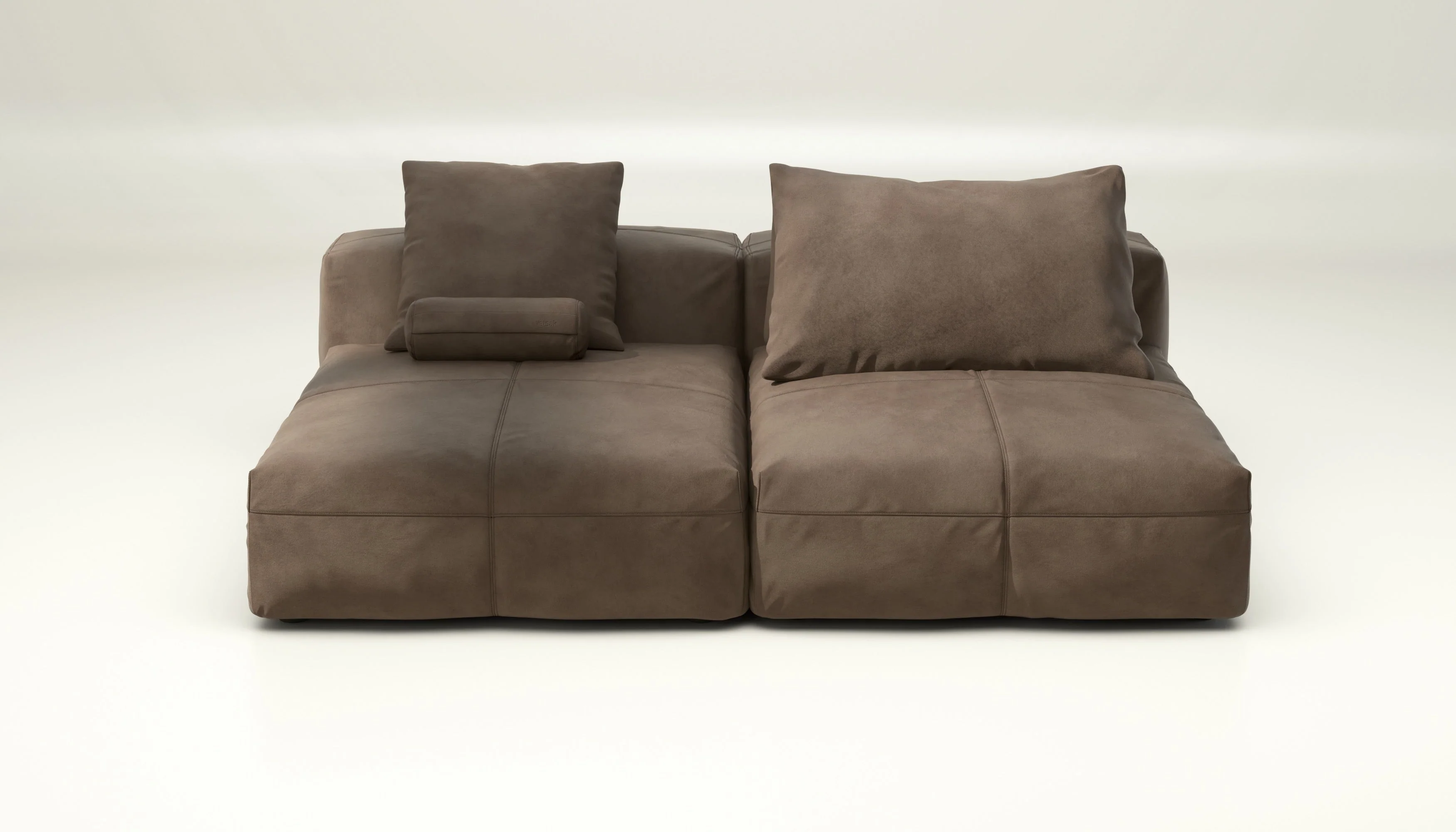 vetsak | Sofa Set 01 XLarge - Leather - Cacao | Modulaire Sofa | 3.5 Zits