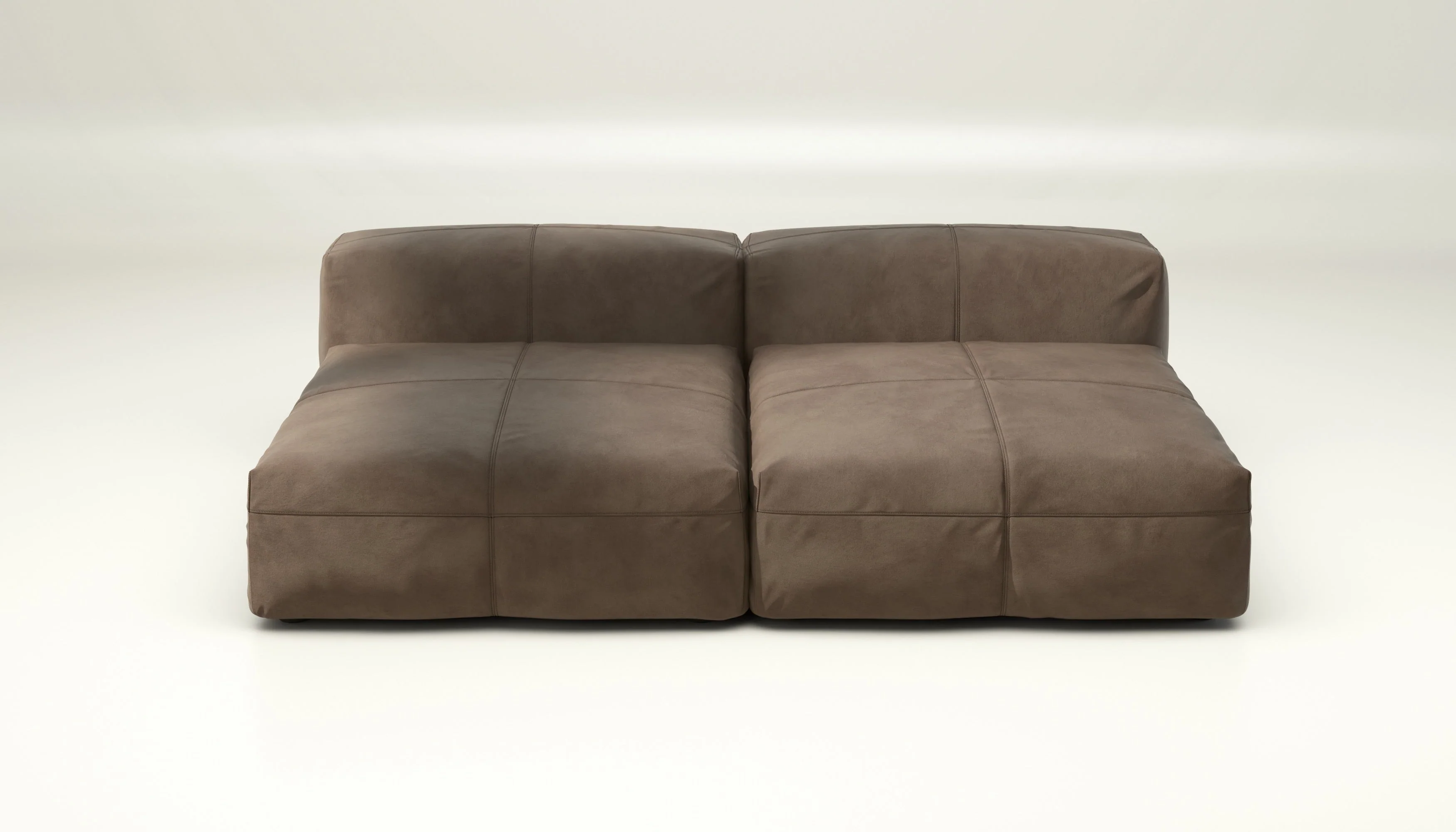 vetsak | Sofa Set 01 XLarge - Leather - Cacao | Modulaire Sofa | 3.5 Zits - Image 2