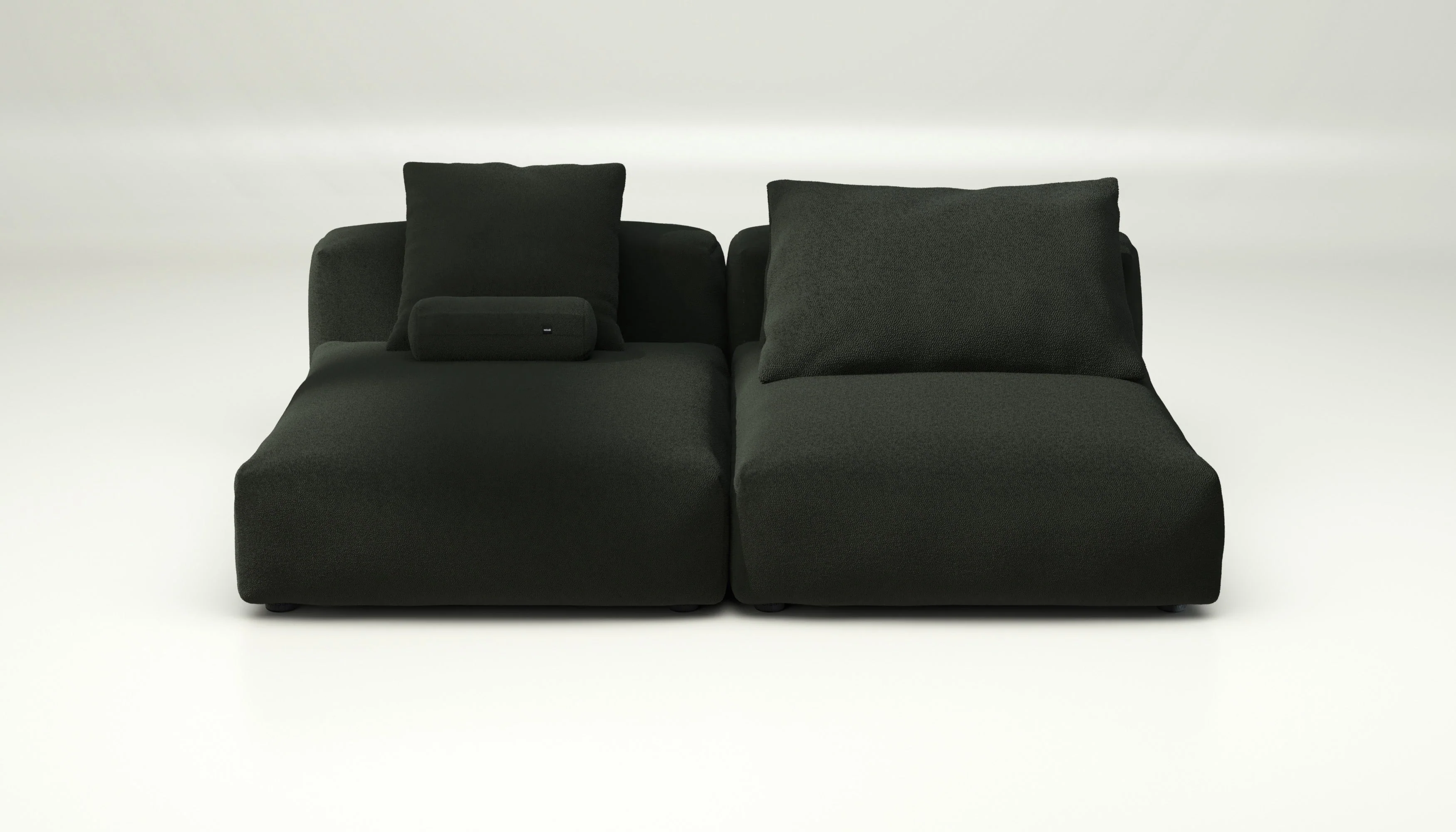vetsak | Sofa Set 01 XLarge - Loop Loop - Mousse | Modulaire Sofa | 3.5 Zits