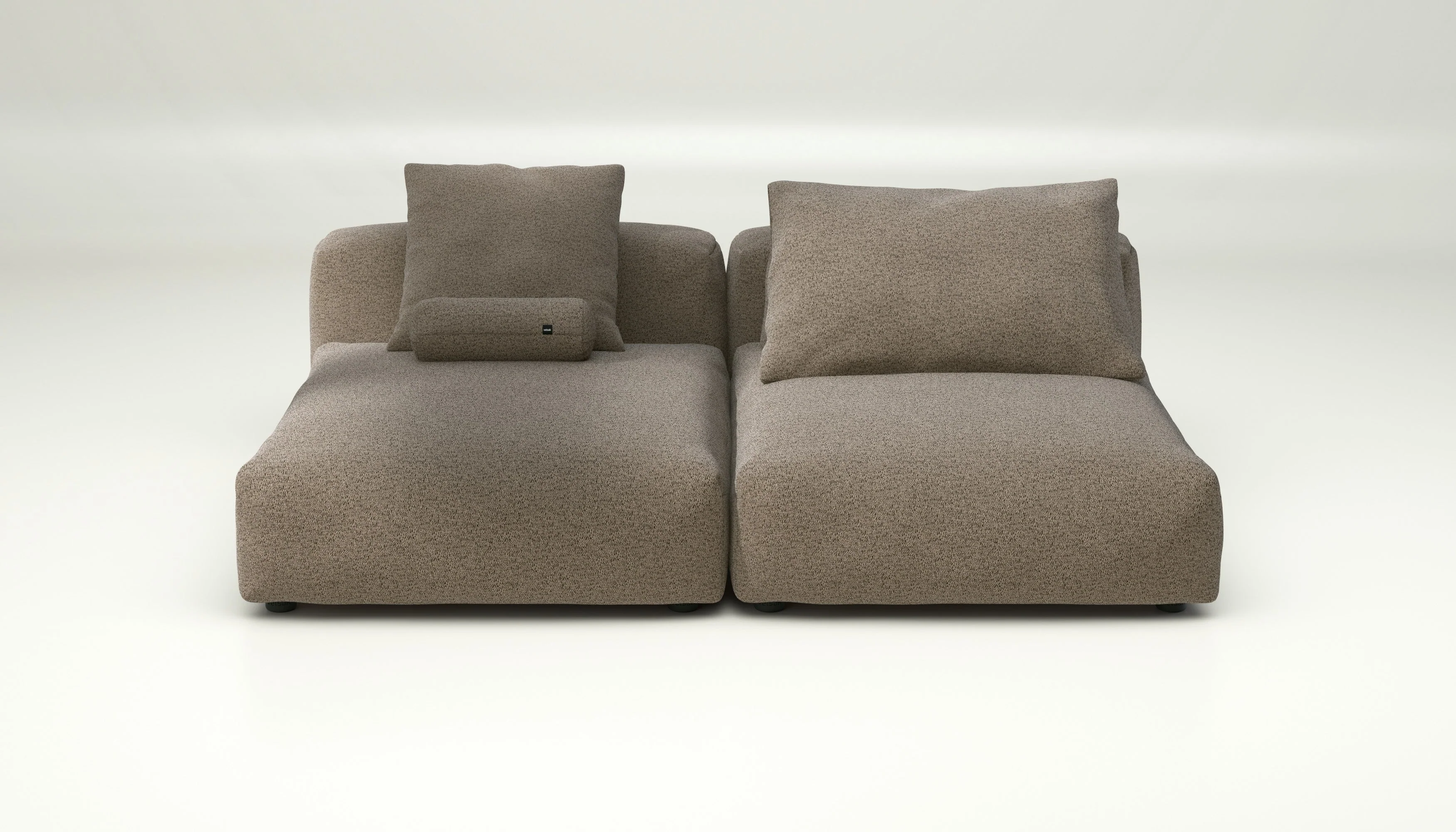 vetsak | Sofa Set 01 XLarge - Loop Loop - Taupe | Modulaire Sofa | 3.5 Zits