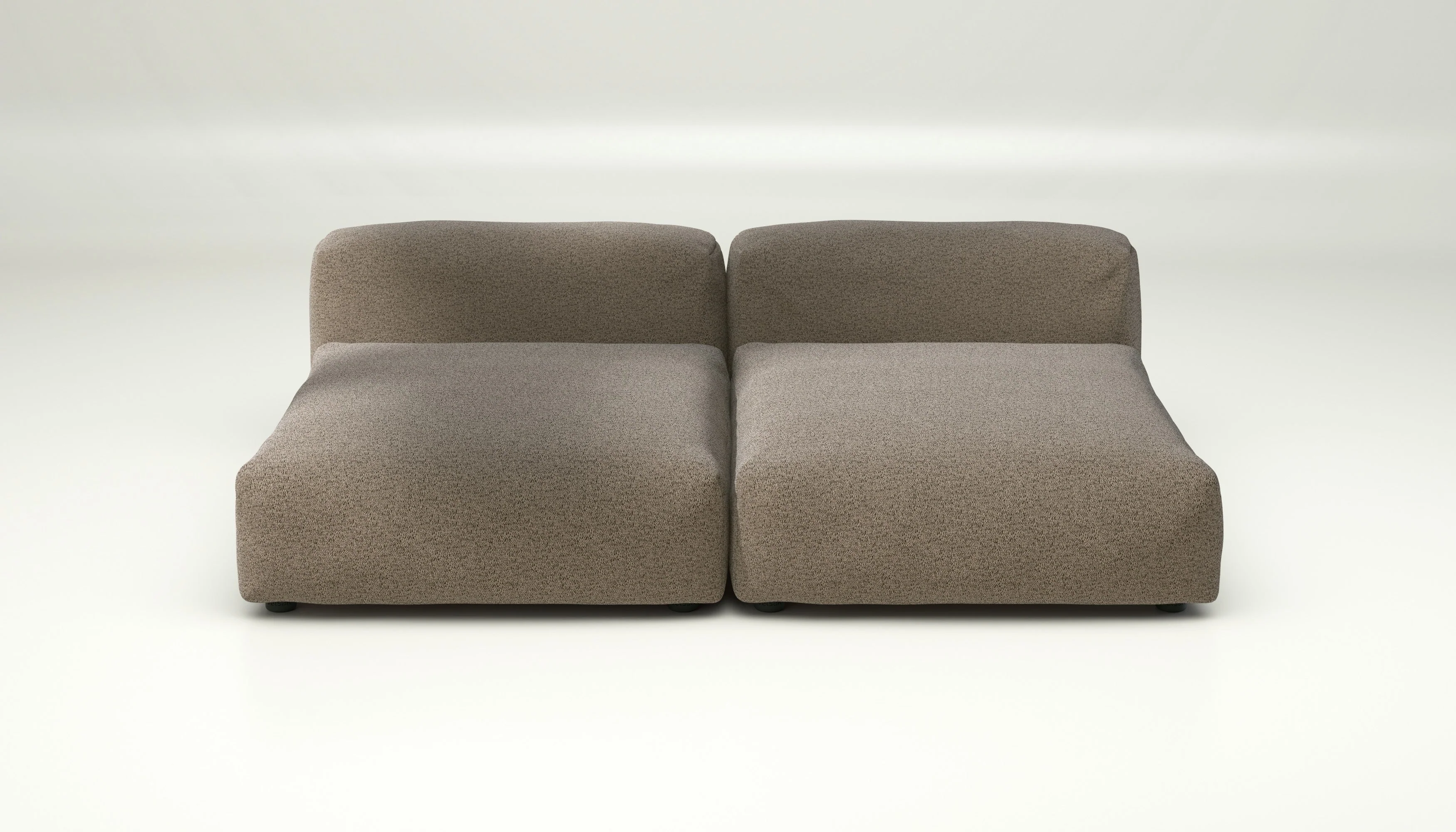 vetsak | Sofa Set 01 XLarge - Loop Loop - Taupe | Modulaire Sofa | 3.5 Zits - Image 2