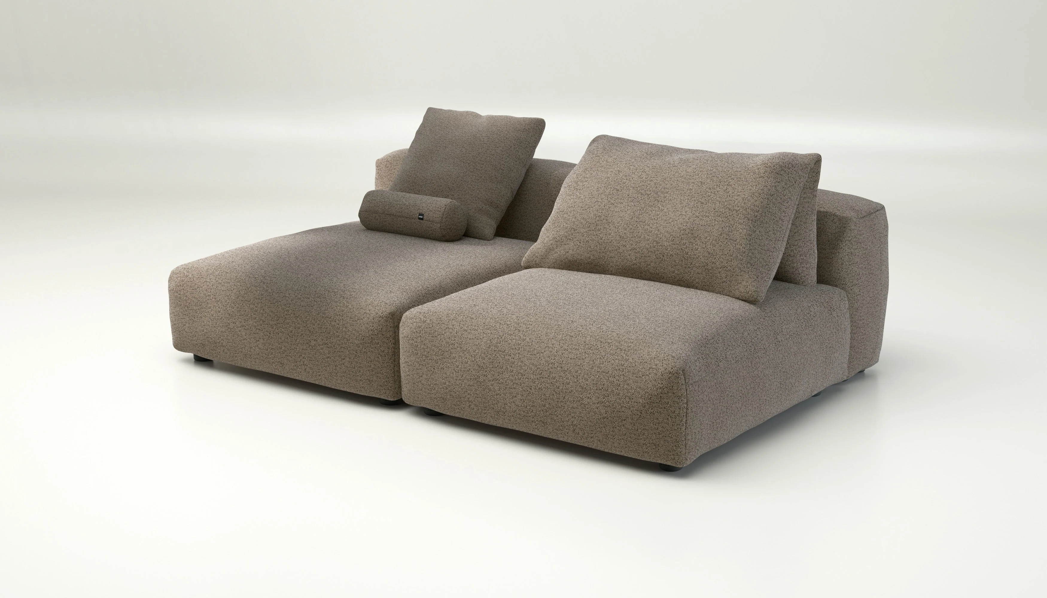 vetsak | Sofa Set 01 XLarge - Loop Loop - Taupe | Modulaire Sofa | 3.5 Zits - Image 3