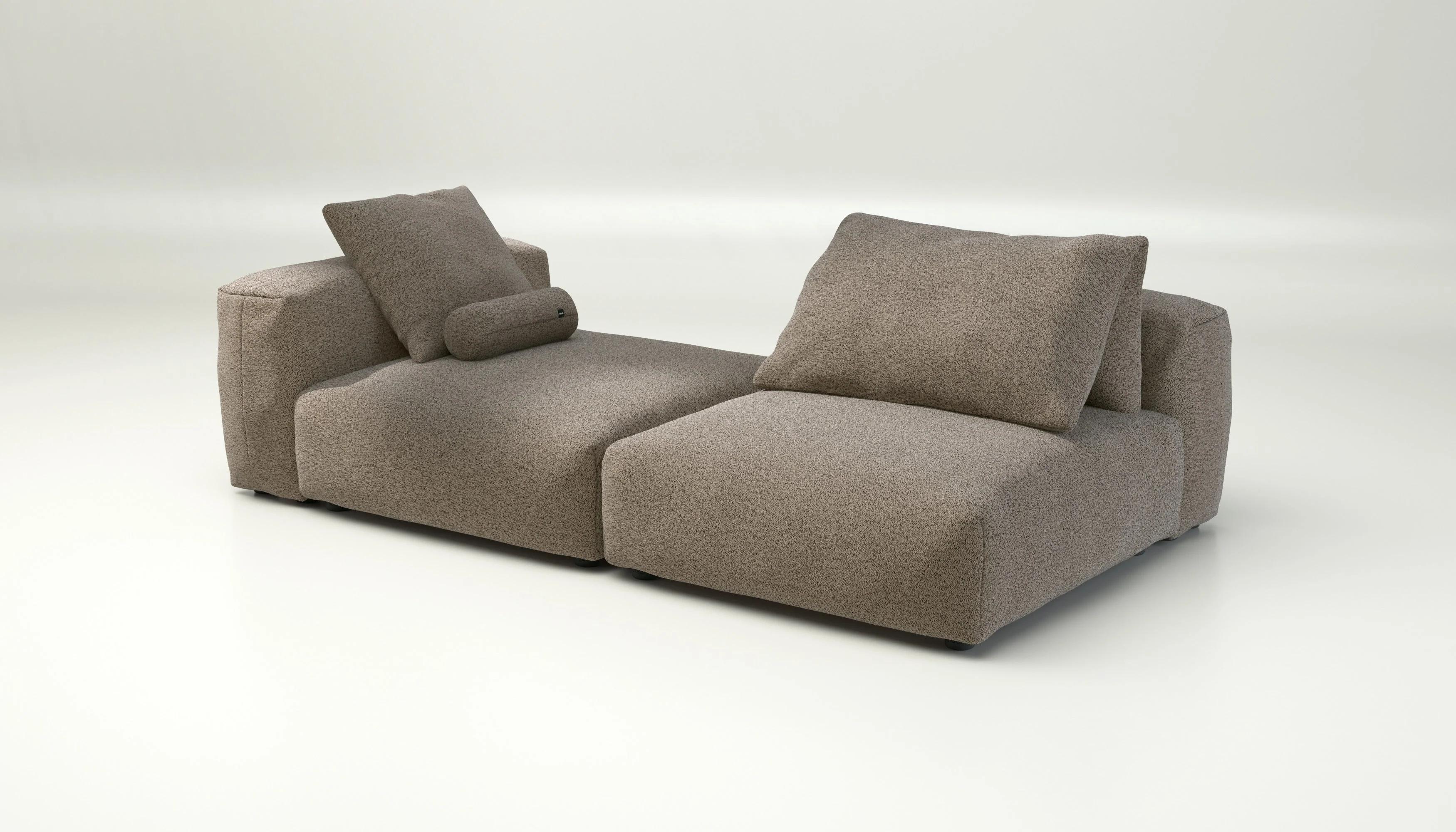 vetsak | Sofa Set 01 XLarge - Loop Loop - Taupe | Modulaire Sofa | 3.5 Zits - Image 4