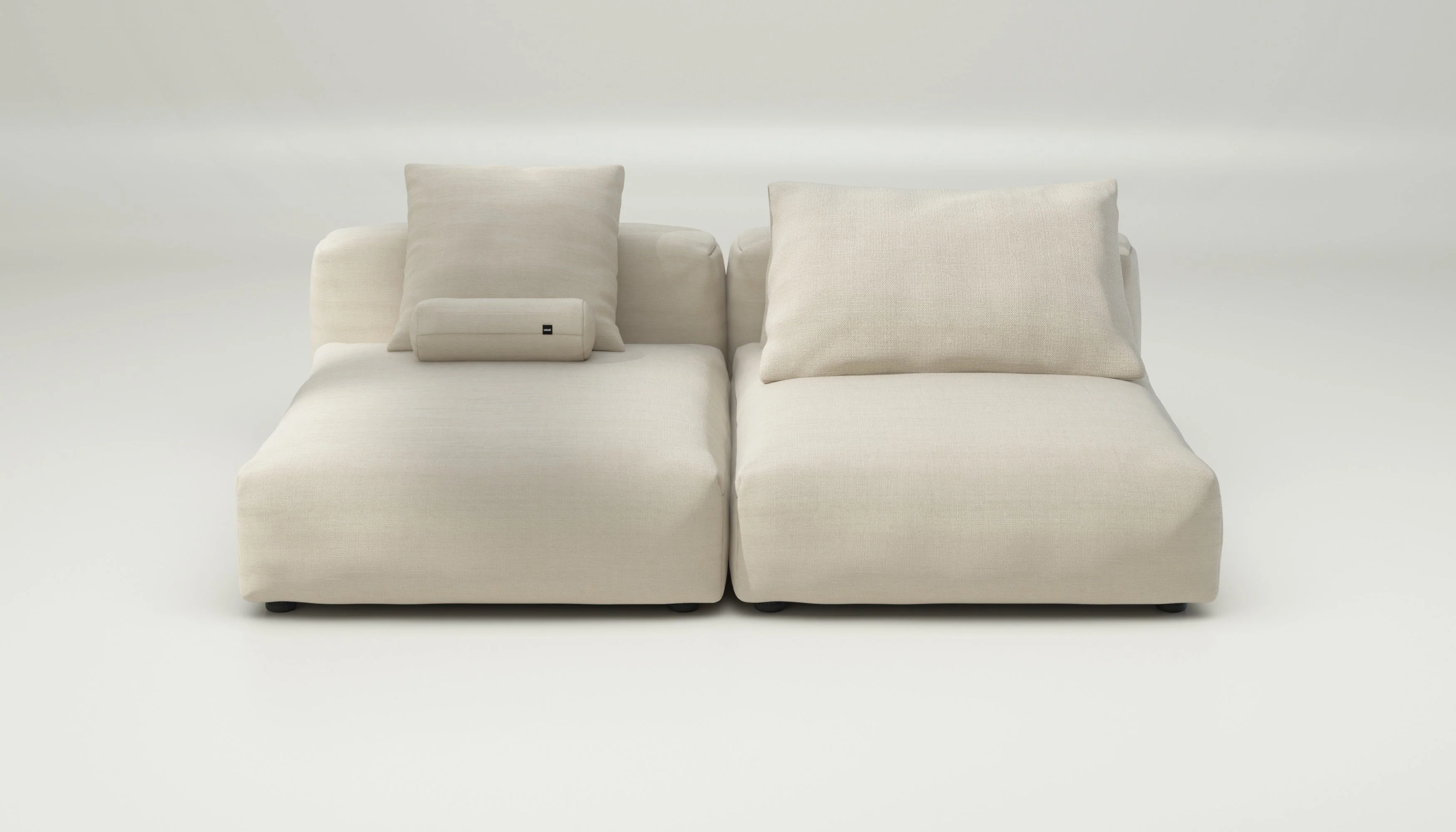 vetsak | Sofa Set 01 XLarge - Pique - Beige | Modular Sofa | 3.5 Seater