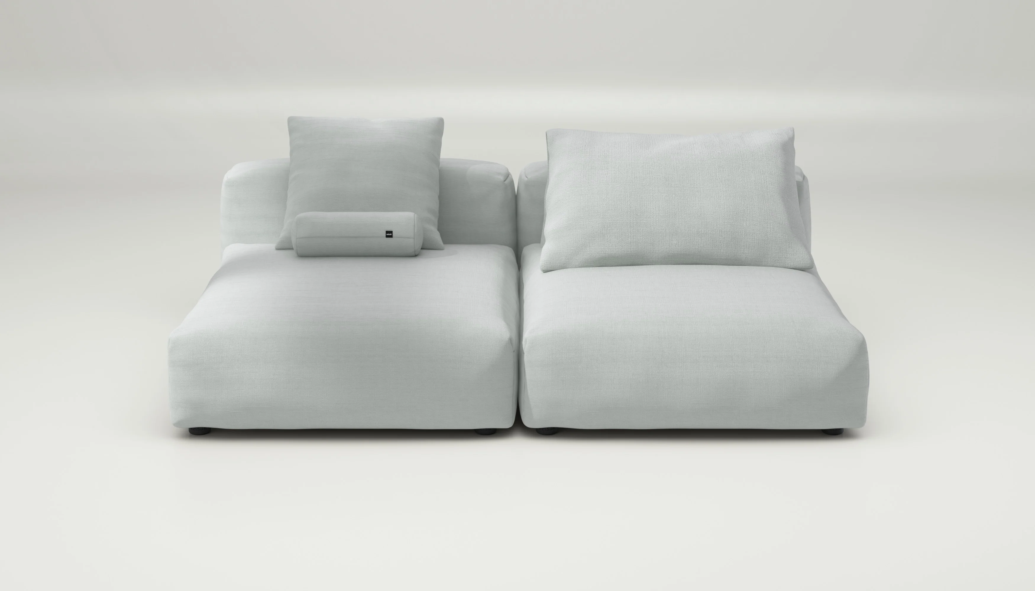 vetsak | Sofa Set 01 XLarge - Pique - Light Grey | Modular Sofa | 3.5 Seater