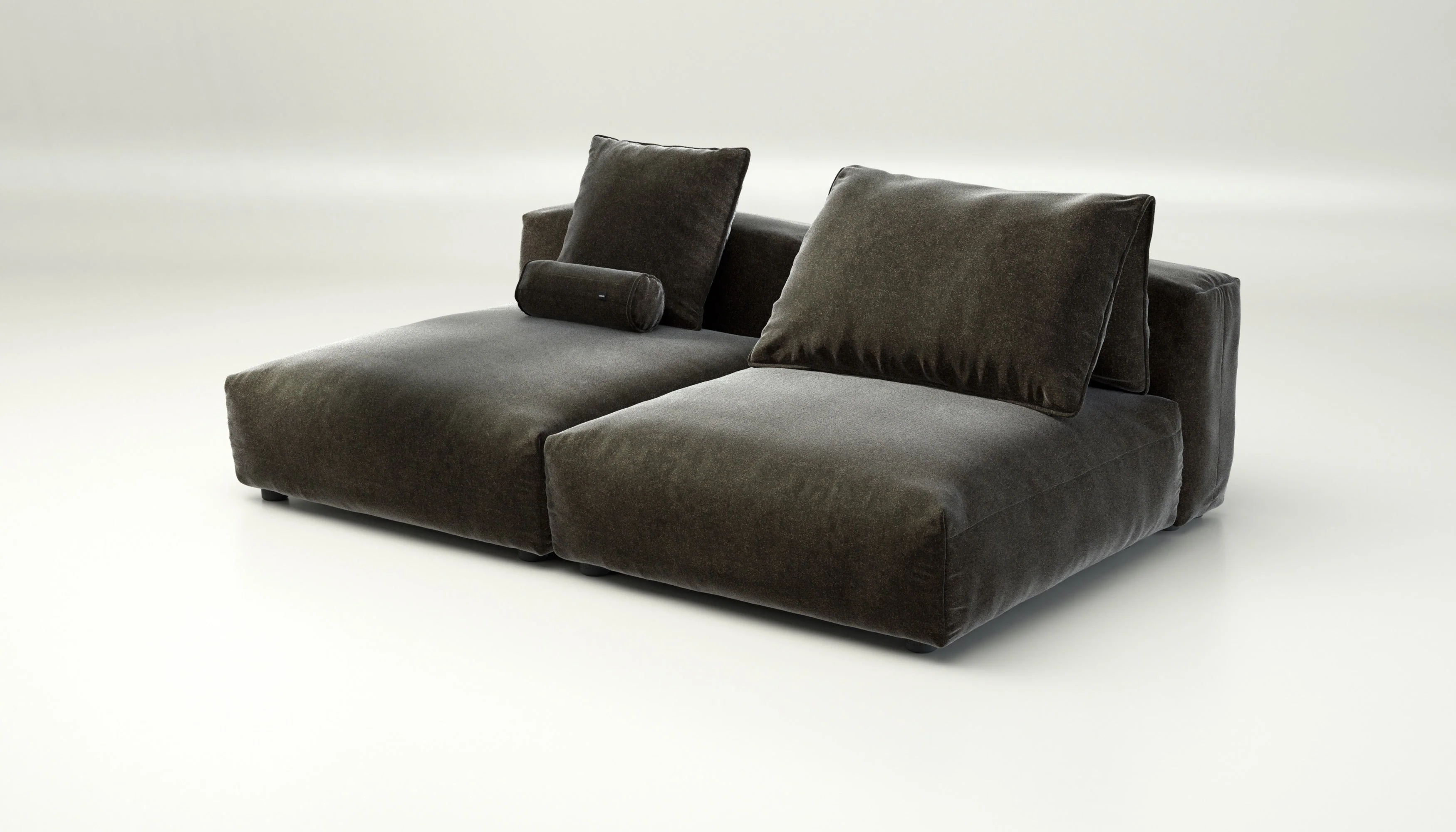 vetsak | Sofa Set 01 XLarge - Suave - Anthracite | Modular Sofa | 3.5 Seater - Image 3