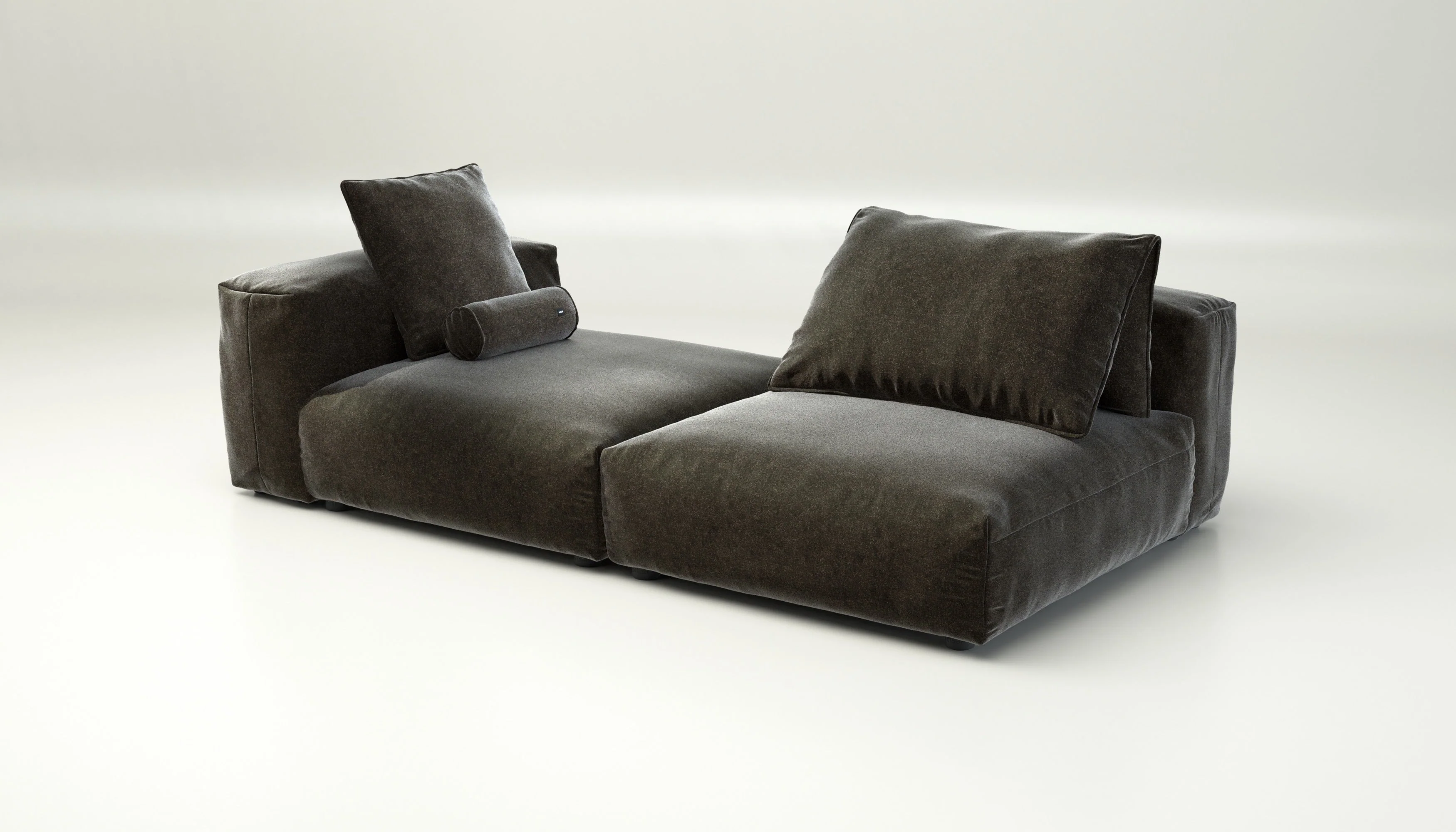 vetsak | Sofa Set 01 XLarge - Suave - Anthracite | Modular Sofa | 3.5 Seater - Image 4