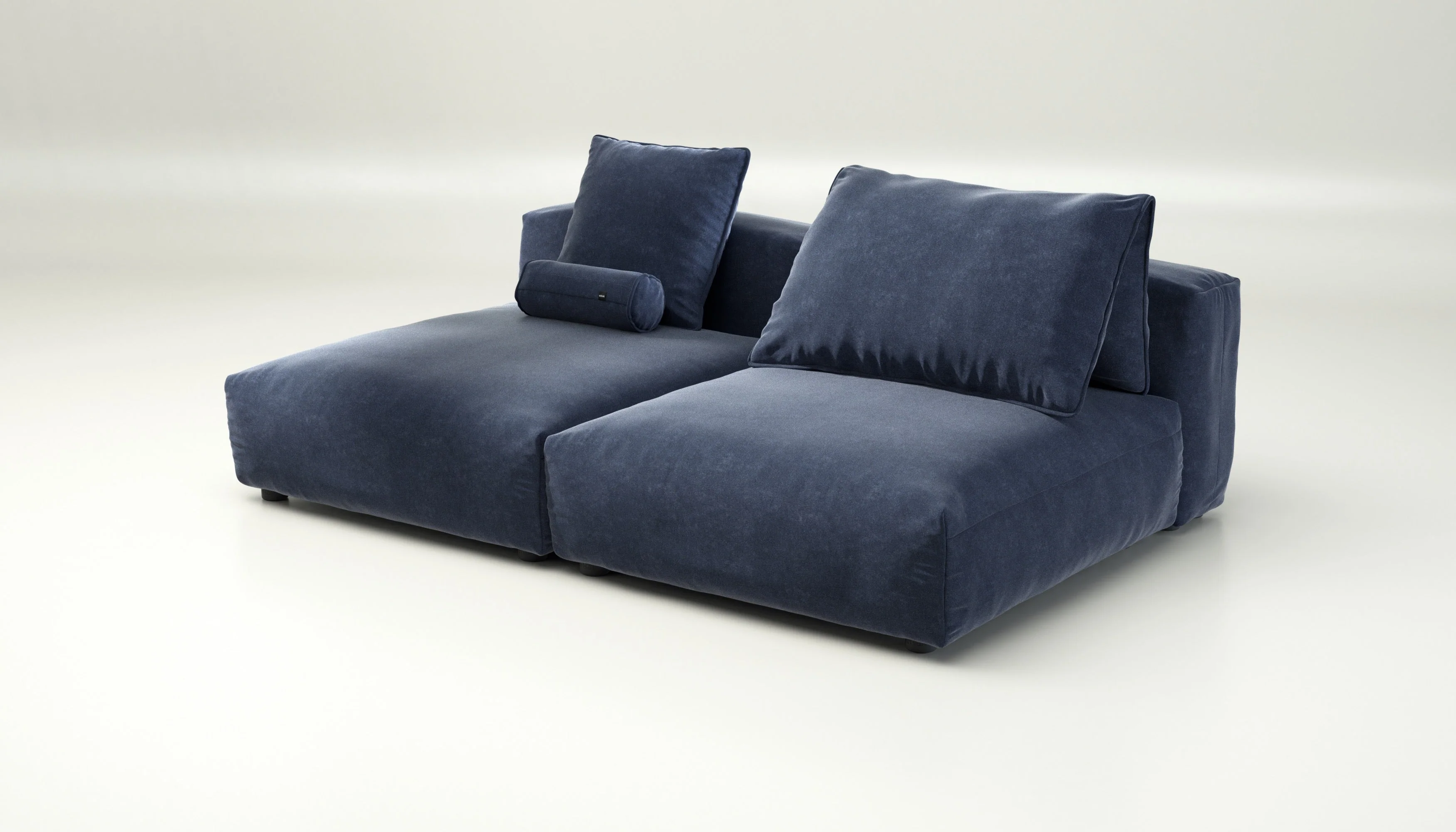 vetsak | Sofa Set 01 XLarge - Suave - Navy | Modular Sofa | 3.5 Seater - Image 3