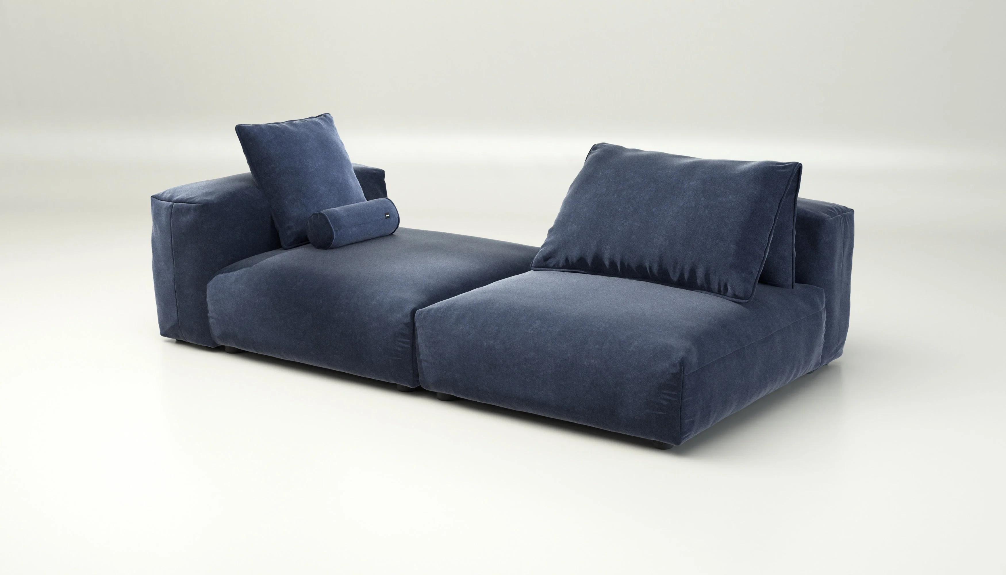 vetsak | Sofa Set 01 XLarge - Suave - Navy | Modular Sofa | 3.5 Seater - Image 4
