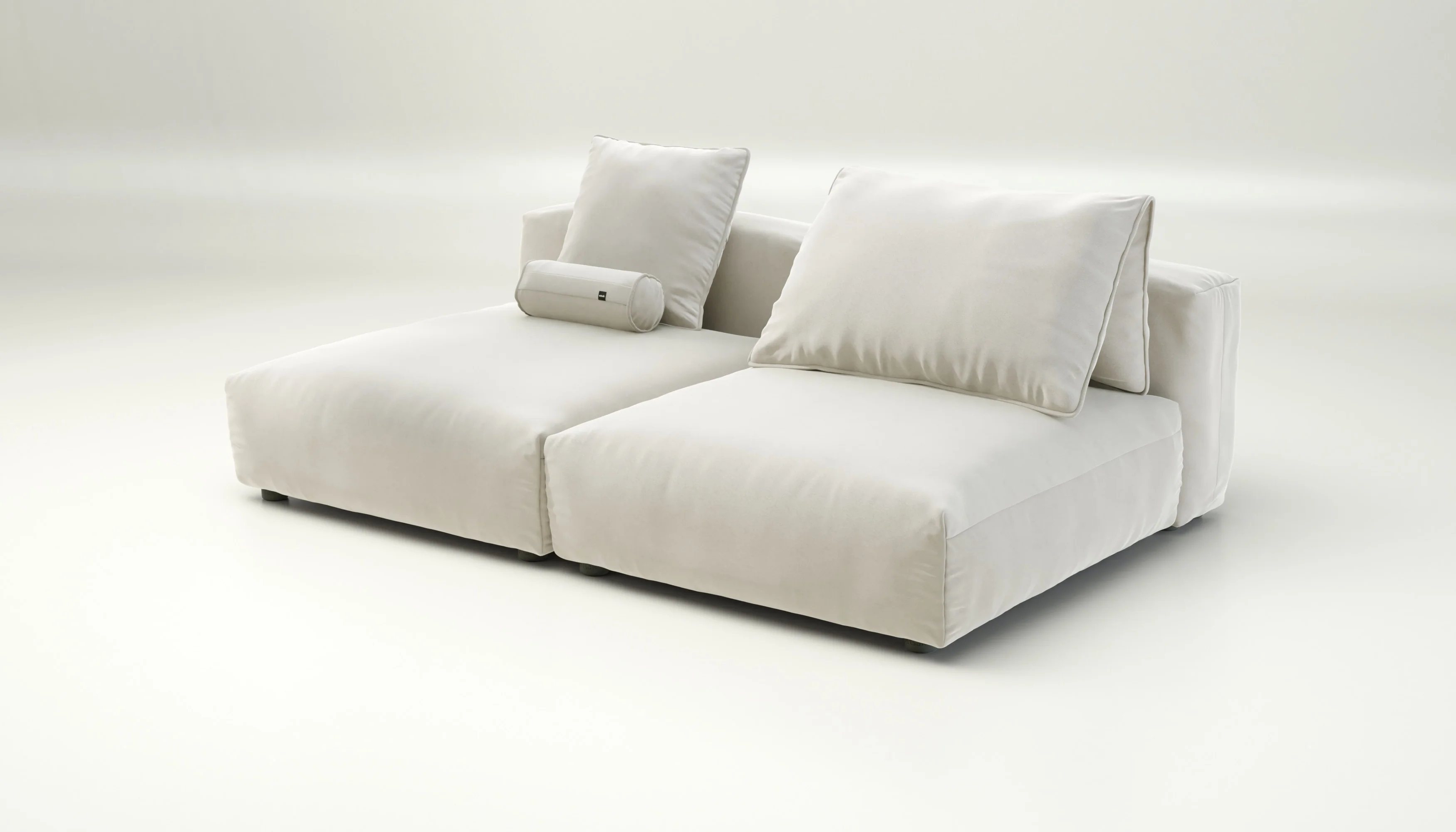 vetsak | Sofa Set 01 XLarge - Suave - Pearl | Modular Sofa | 3.5 Seater - Image 3