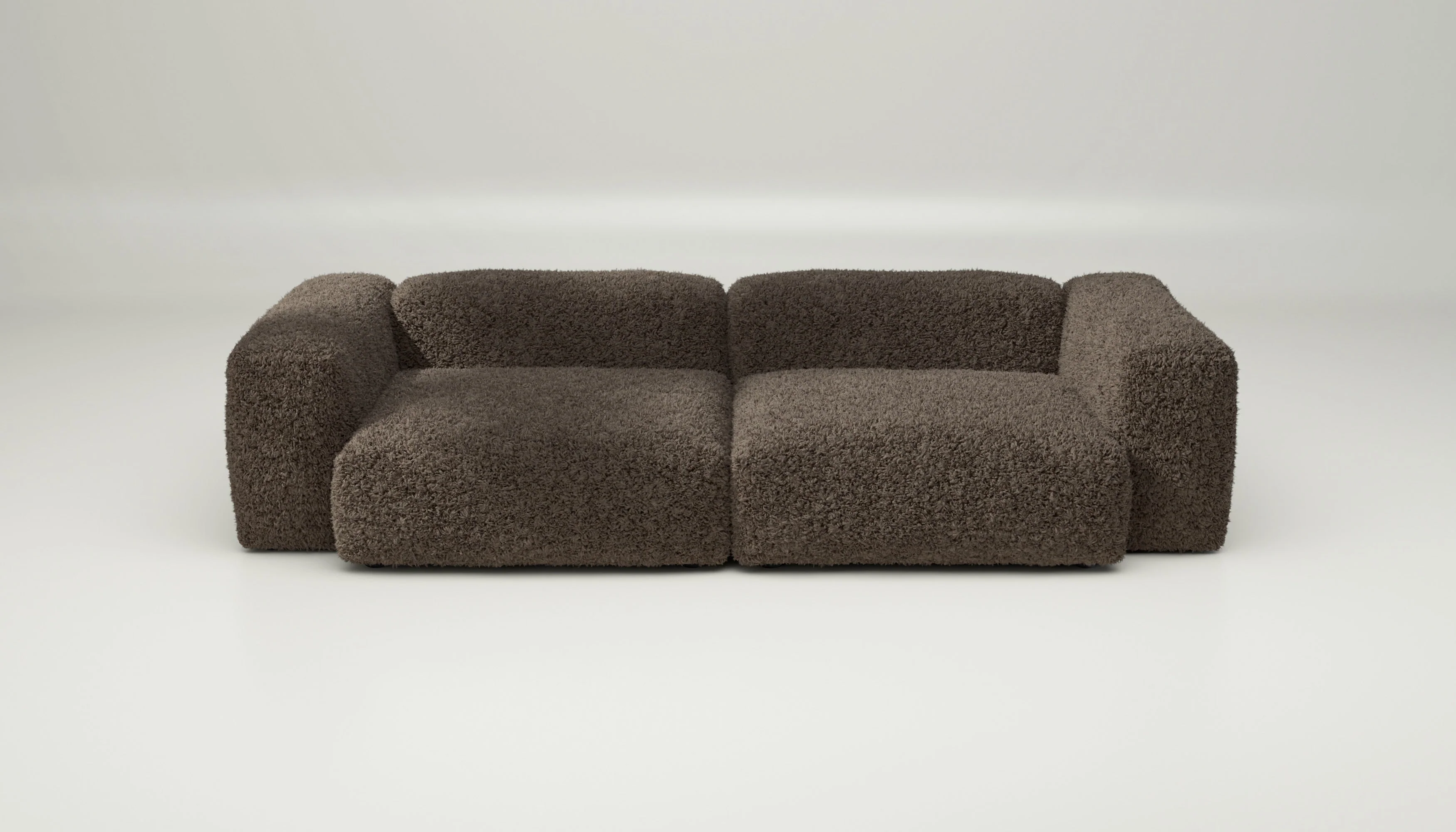 vetsak | Sofa Set 02 Large - Doodle - Cacao | Modulaire Sofa | 3.5 Zits | Big Sofa - Image 2