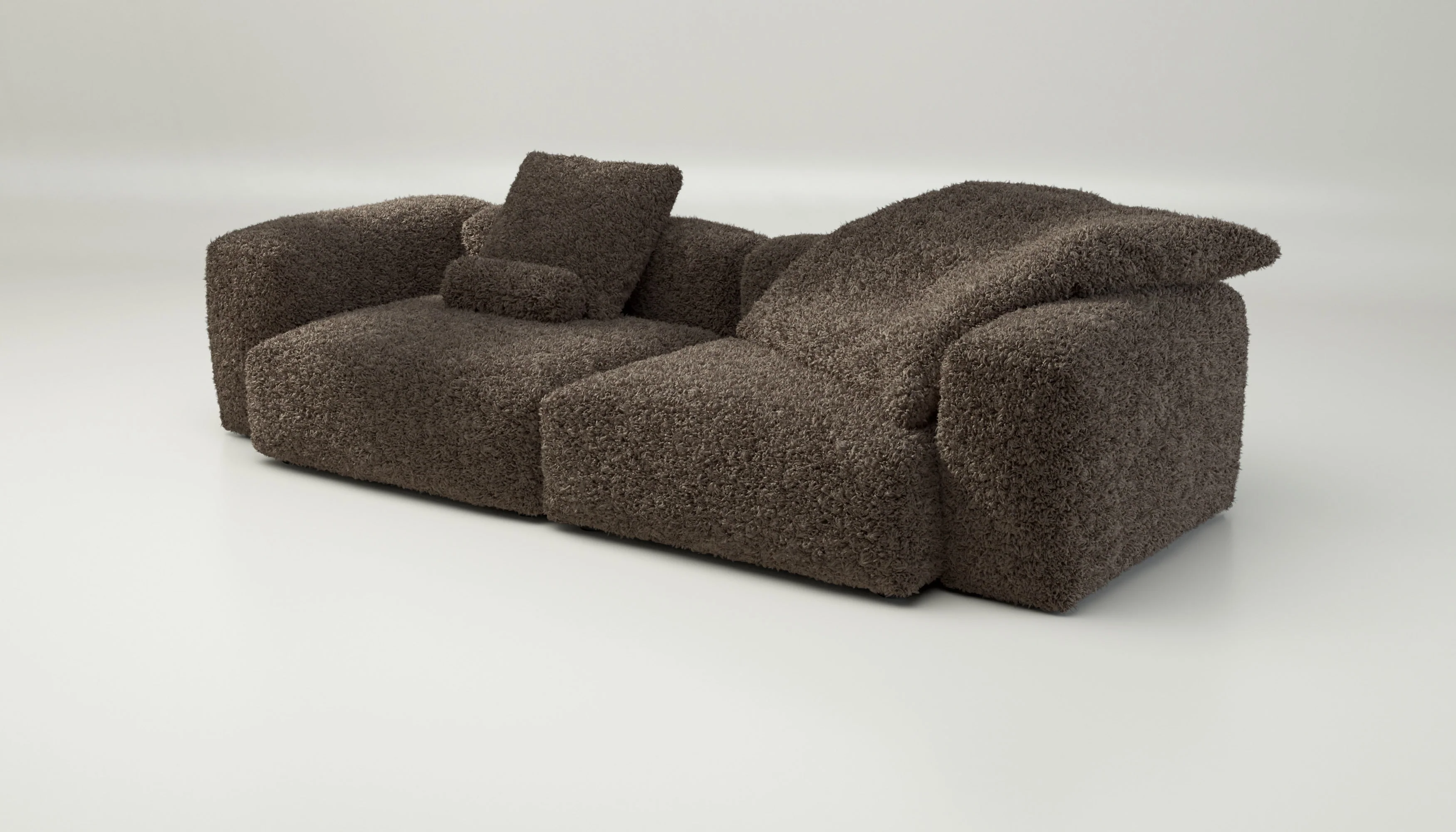 vetsak | Sofa Set 02 Large - Doodle - Cacao | Modulaire Sofa | 3.5 Zits | Big Sofa - Image 3