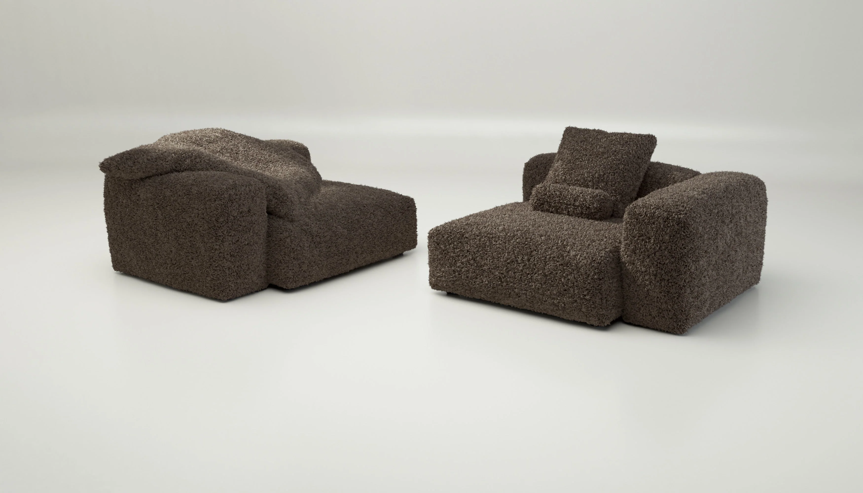 vetsak | Sofa Set 02 Large - Doodle - Cacao | Modulaire Sofa | 3.5 Zits | Big Sofa - Image 4