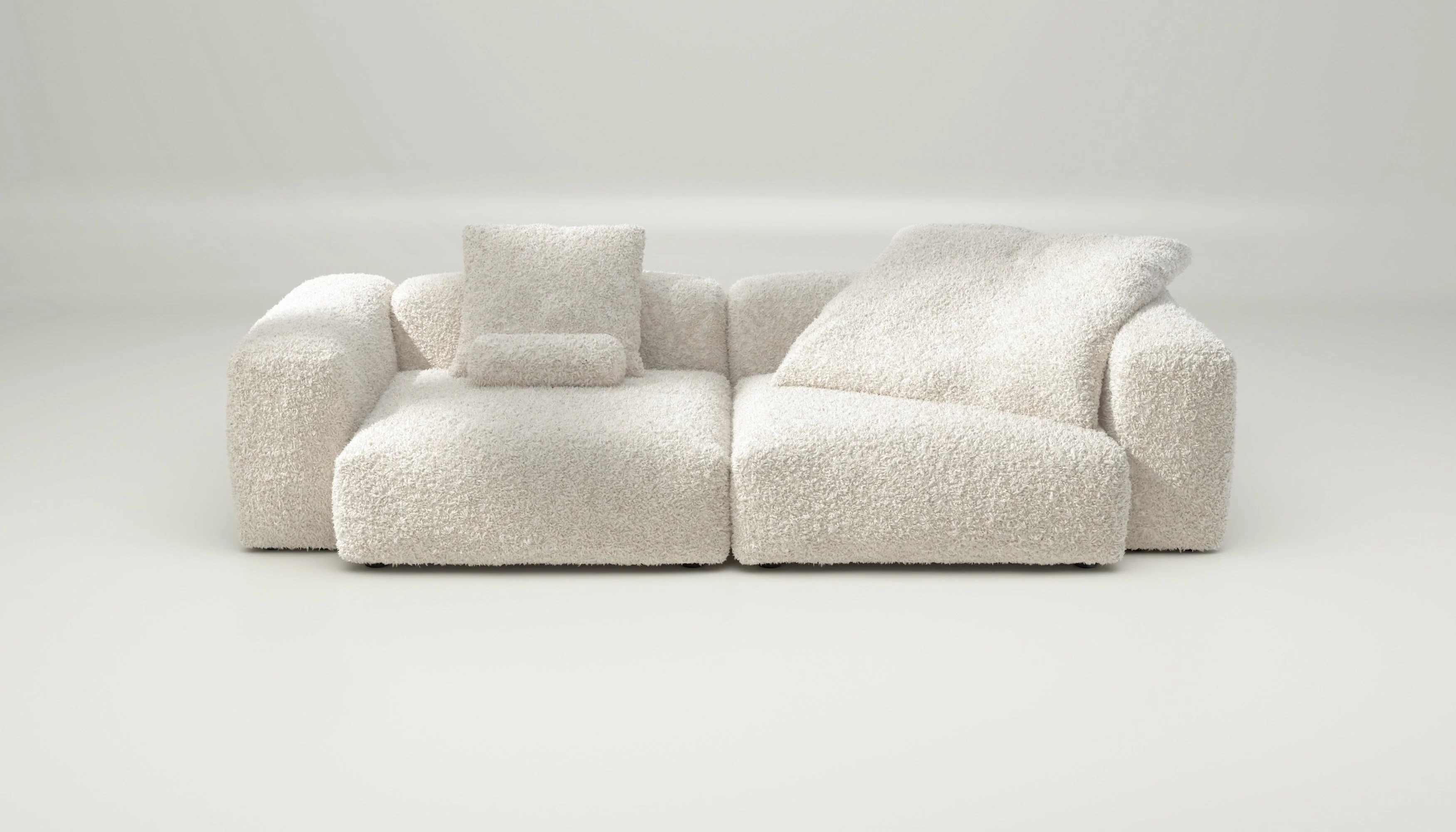 vetsak | Sofa Set 02 Large - Doodle - Creme | Modulaire Sofa | 3.5 Zits | Big Sofa