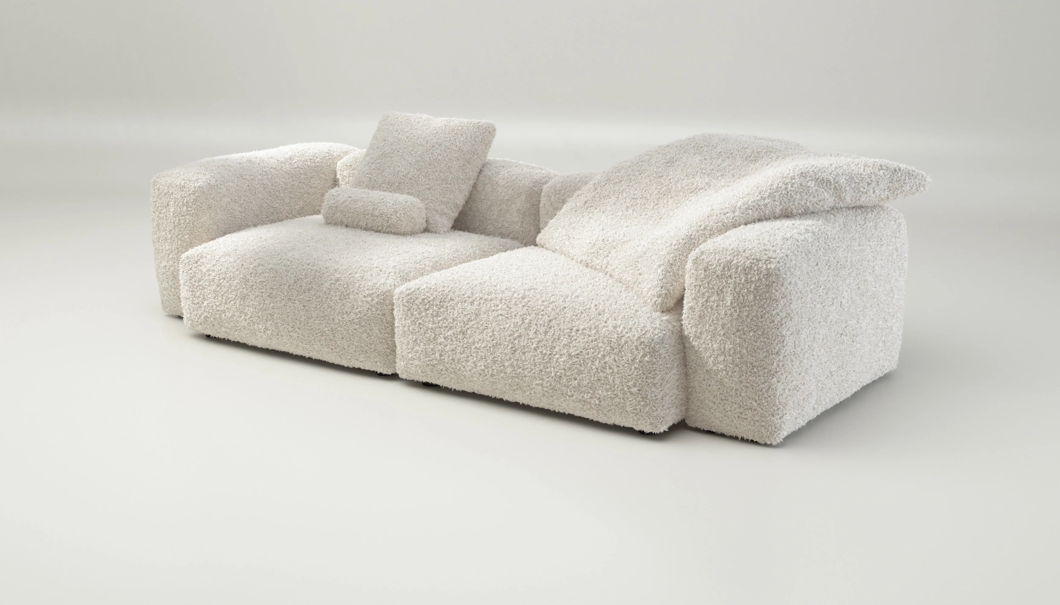 vetsak | Sofa Set 02 Large - Doodle - Creme | Modulaire Sofa | 3.5 Zits | Big Sofa - Image 3