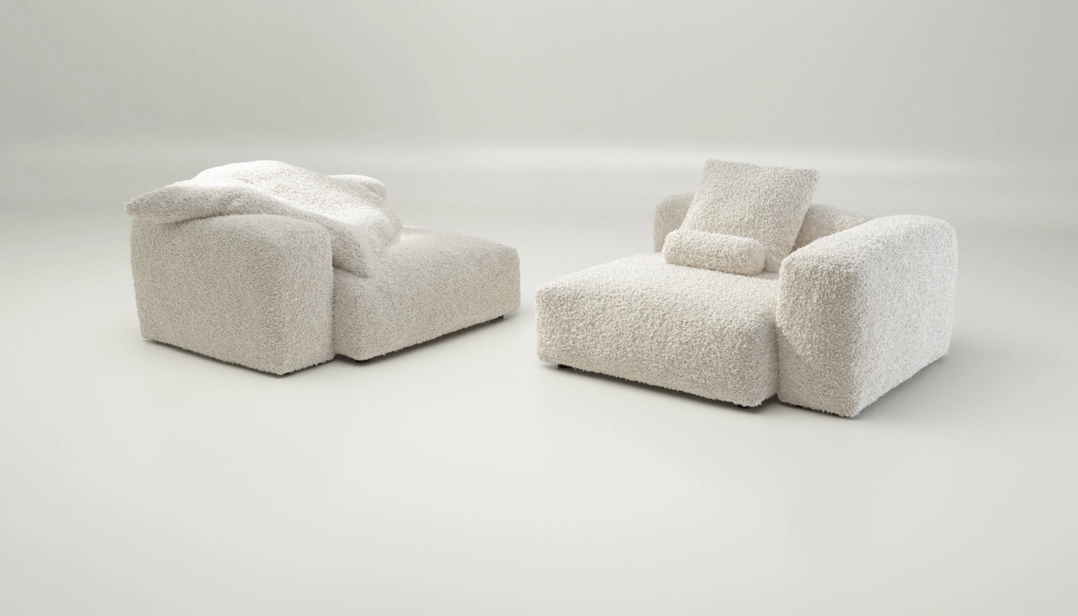vetsak | Sofa Set 02 Large - Doodle - Creme | Modulaire Sofa | 3.5 Zits | Big Sofa - Image 4