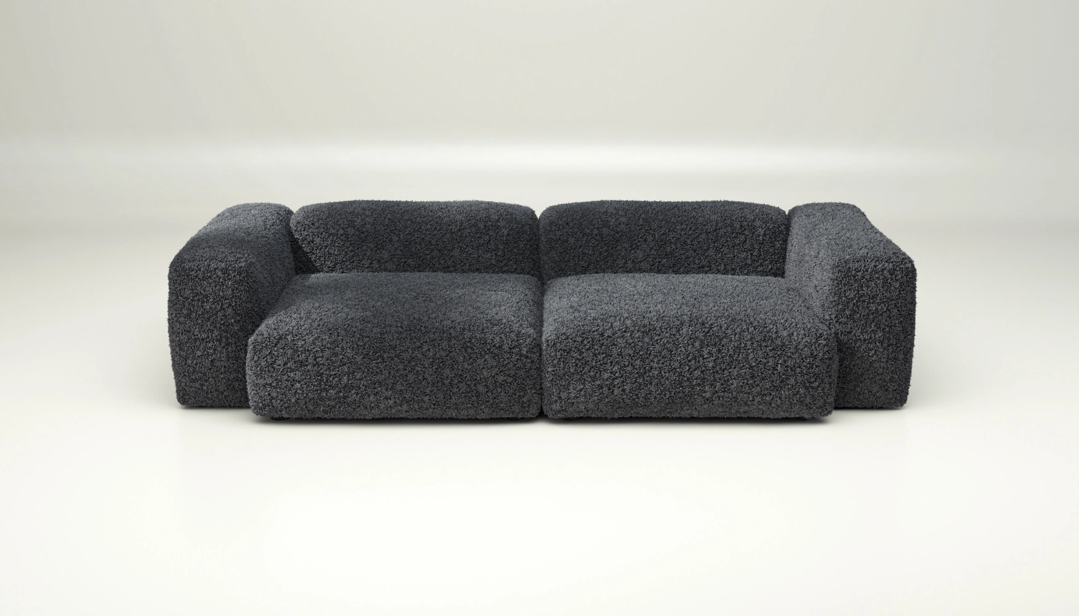 vetsak | Sofa Set 02 Large - Doodle - Dark Grey | Modulaire Sofa | 3.5 Zits | Big Sofa - Image 2