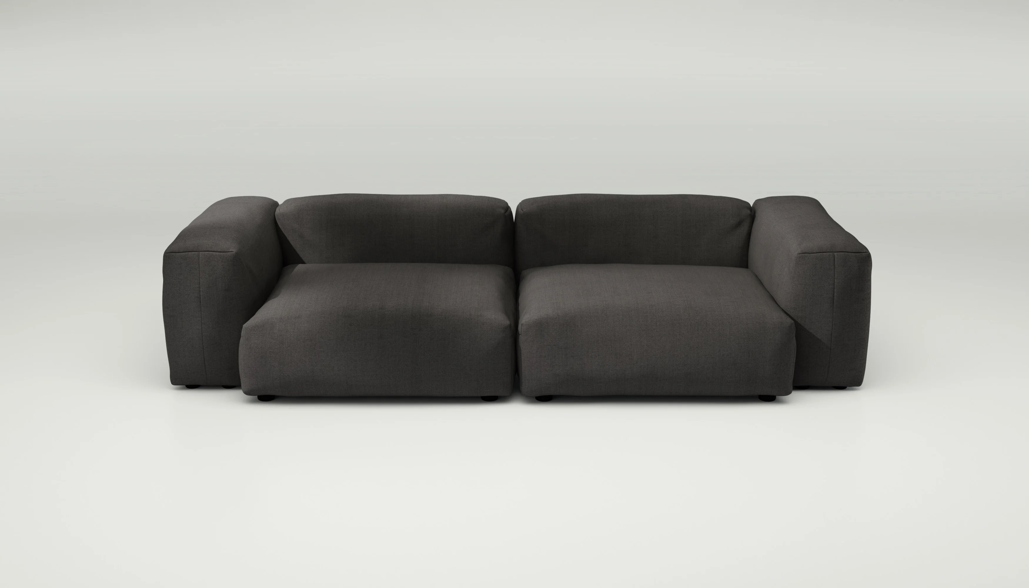 vetsak | Sofa Set 02 Large - Herringbone - Dark Grey | Modular Sofa | 3.5 Seater | Big Sofa - Image 2