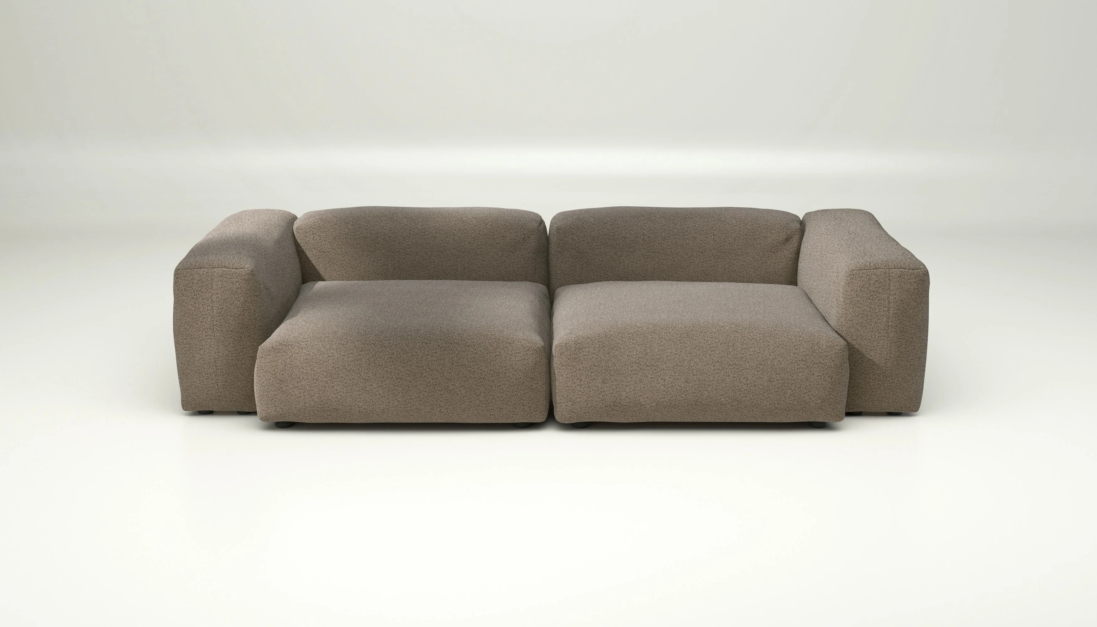 vetsak | Sofa Set 02 Large - Loop Loop - Taupe | Modulaire Sofa | 3.5 Zits | Big Sofa - Image 2