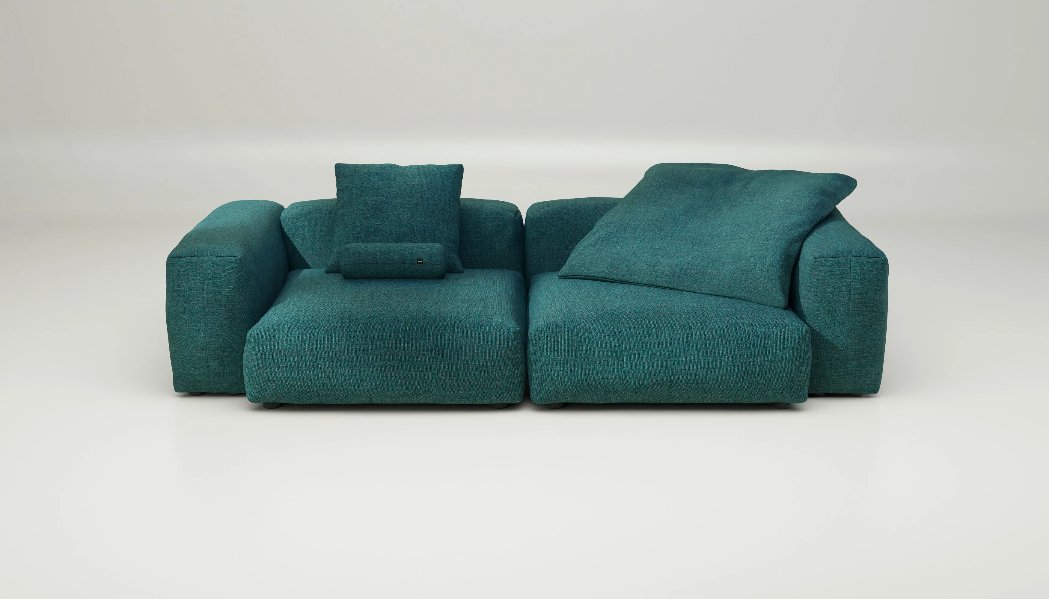 vetsak | Sofa Set 02 Large - Pique - Cedar | Modular Sofa | 3.5 Seater | Big Sofa
