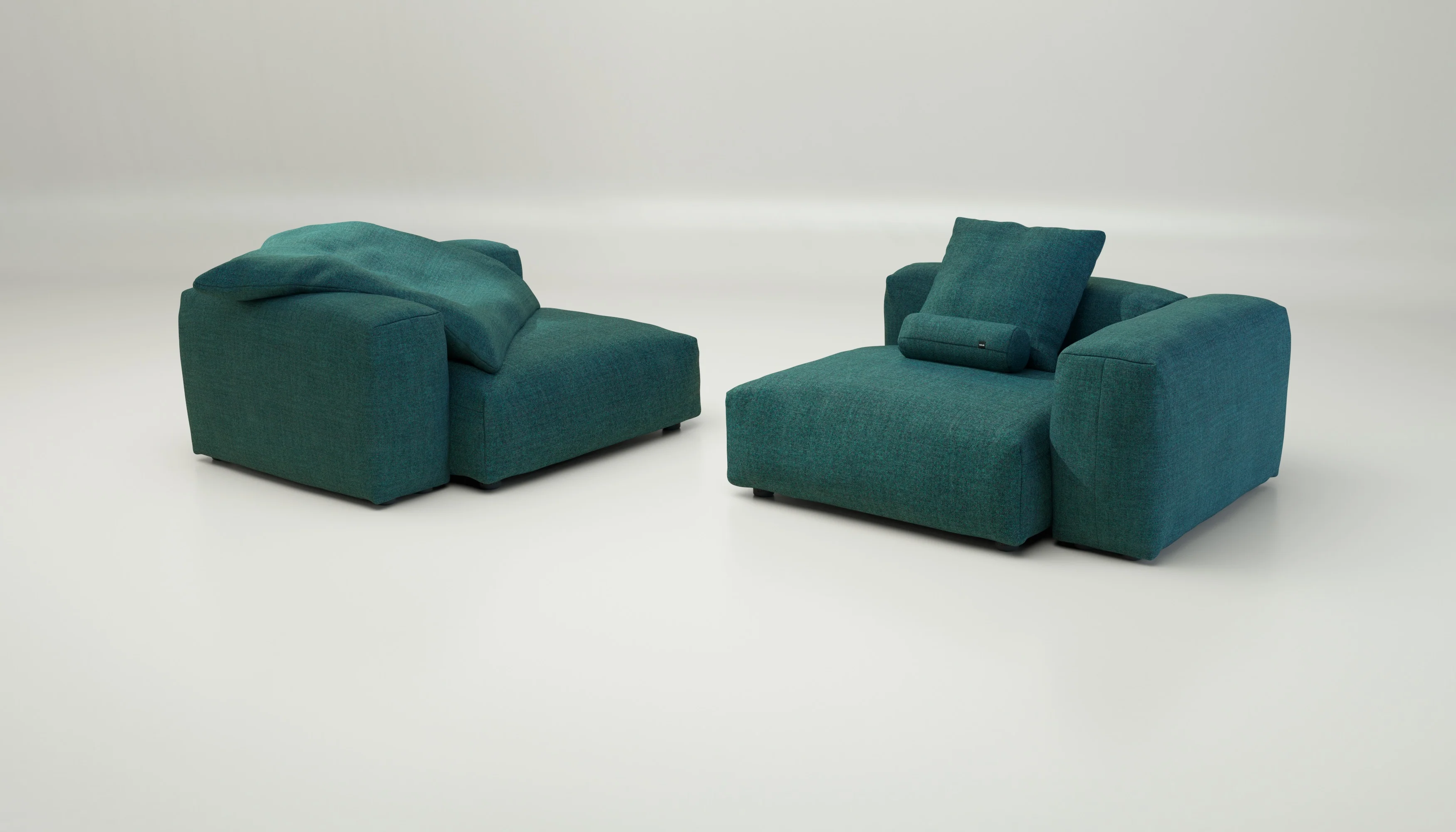 vetsak | Sofa Set 02 Large - Pique - Cedar | Modular Sofa | 3.5 Seater | Big Sofa - Image 4
