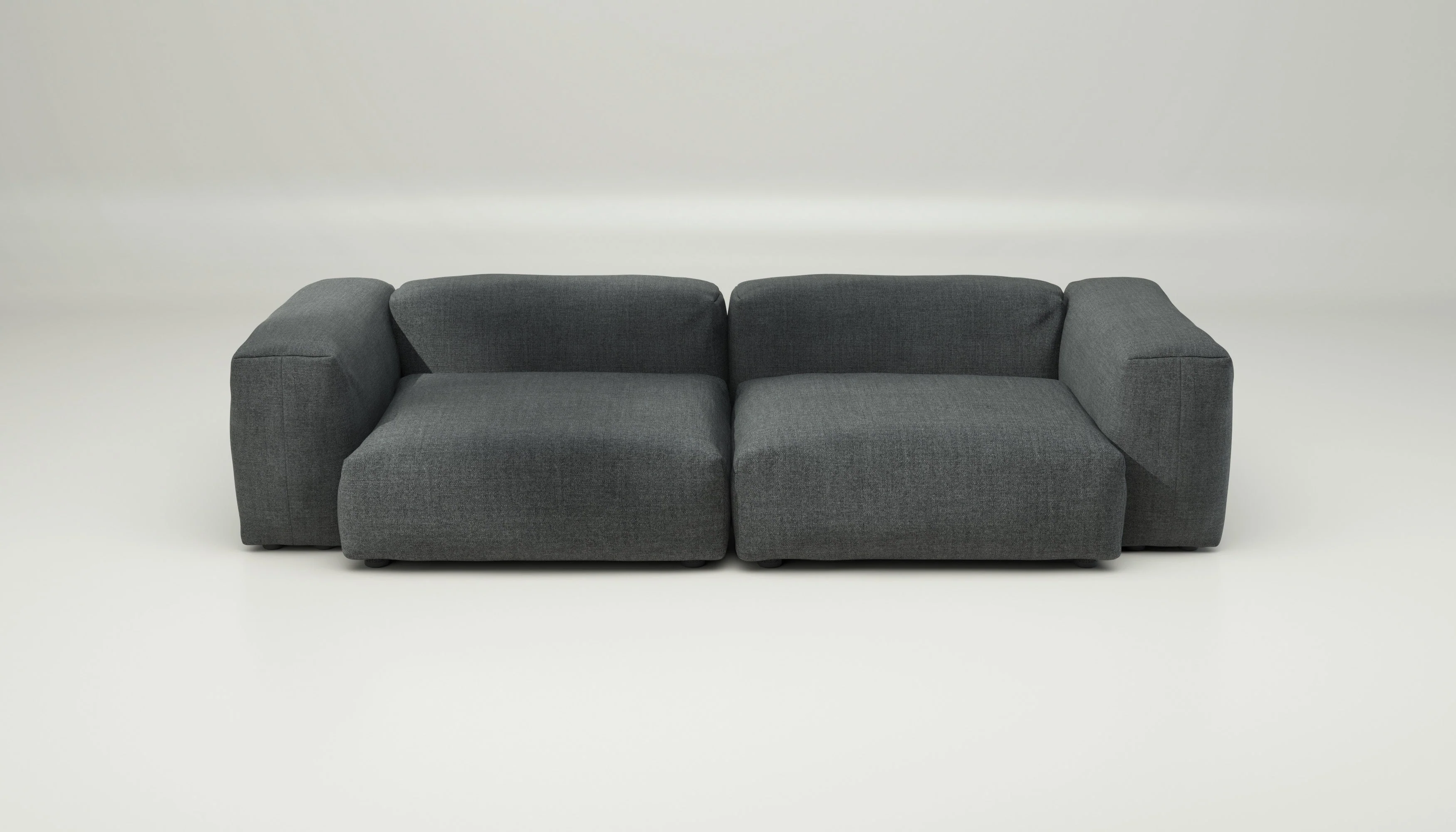 vetsak | Sofa Set 02 Large - Pique - Dark Grey | Modular Sofa | 3.5 Seater | Big Sofa - Image 2