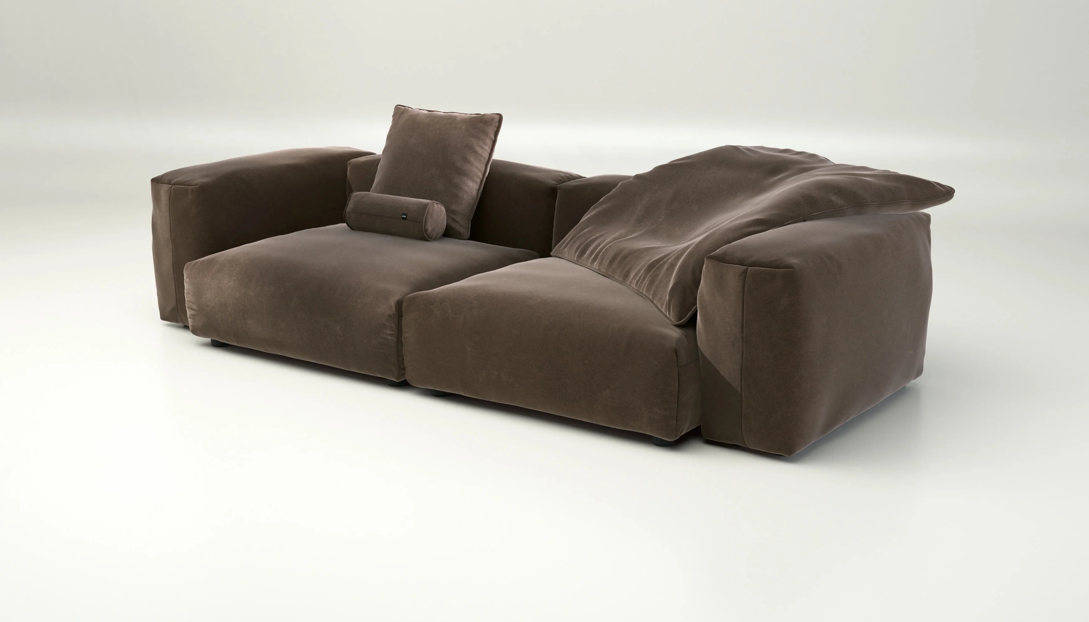 vetsak | Sofa Set 02 Large - Suave - Espresso | Modulaire Sofa | 3.5 Zits | Big Sofa - Image 3