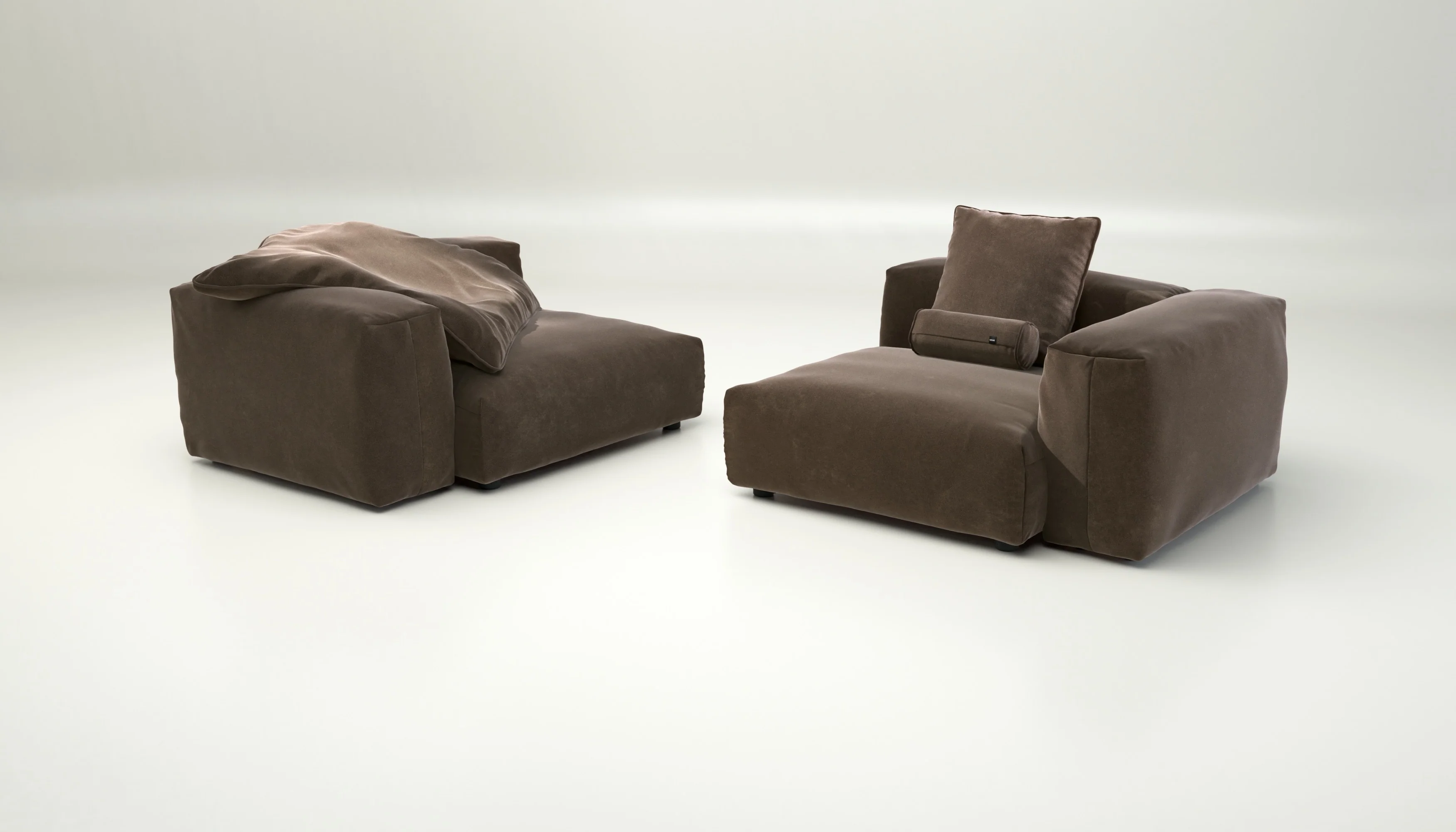 vetsak | Sofa Set 02 Large - Suave - Espresso | Modulaire Sofa | 3.5 Zits | Big Sofa - Image 4