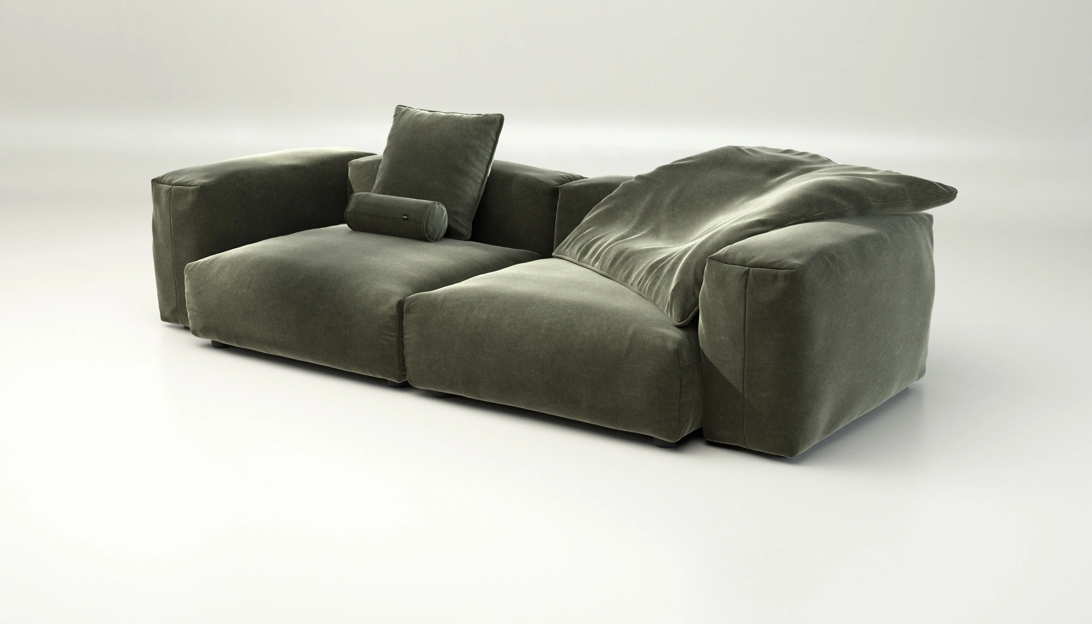 vetsak | Sofa Set 02 Large - Suave - Pine | Modulaire Sofa | 3.5 Zits | Big Sofa - Image 3