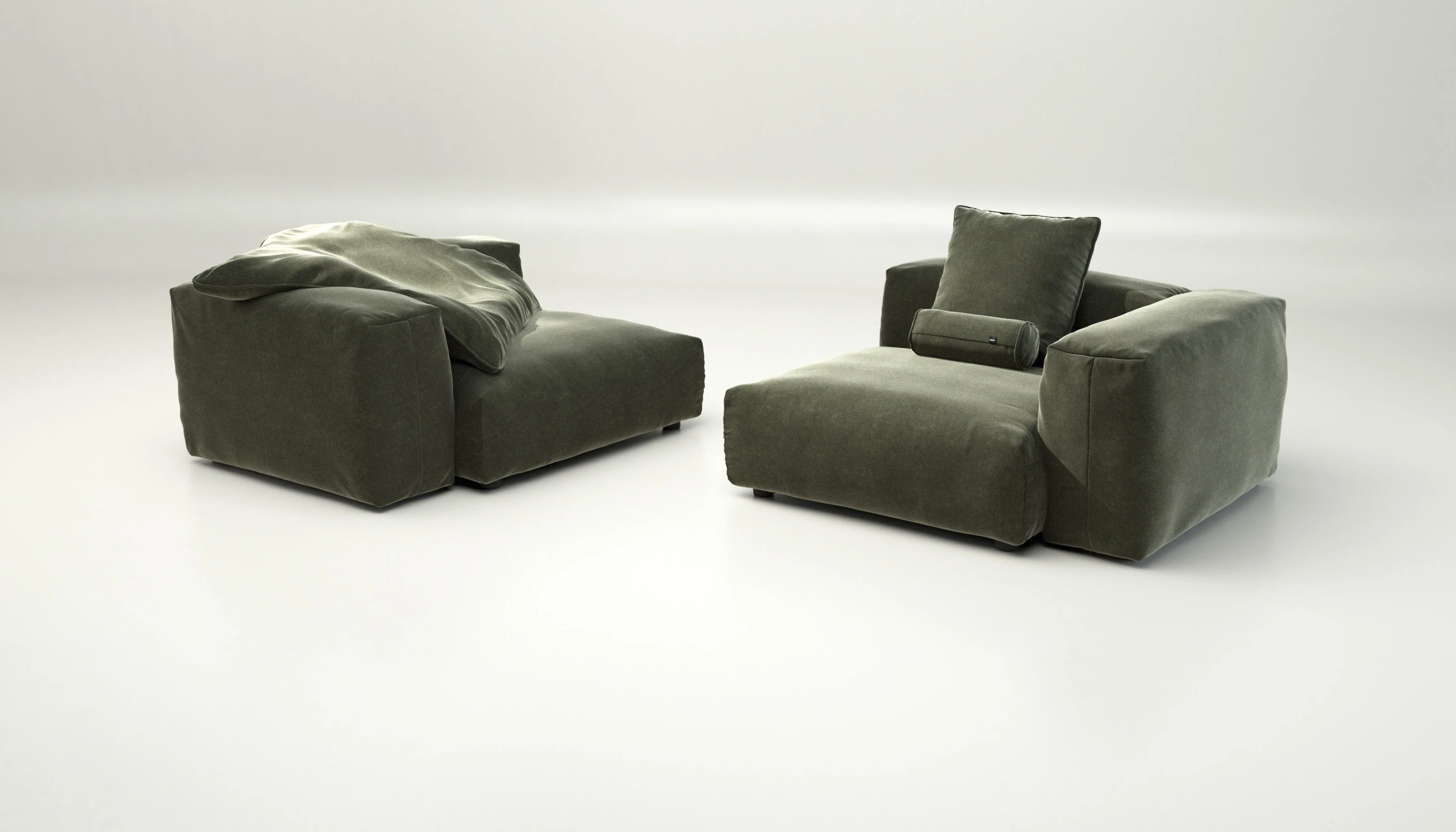 vetsak | Sofa Set 02 Large - Suave - Pine | Modulaire Sofa | 3.5 Zits | Big Sofa - Image 4