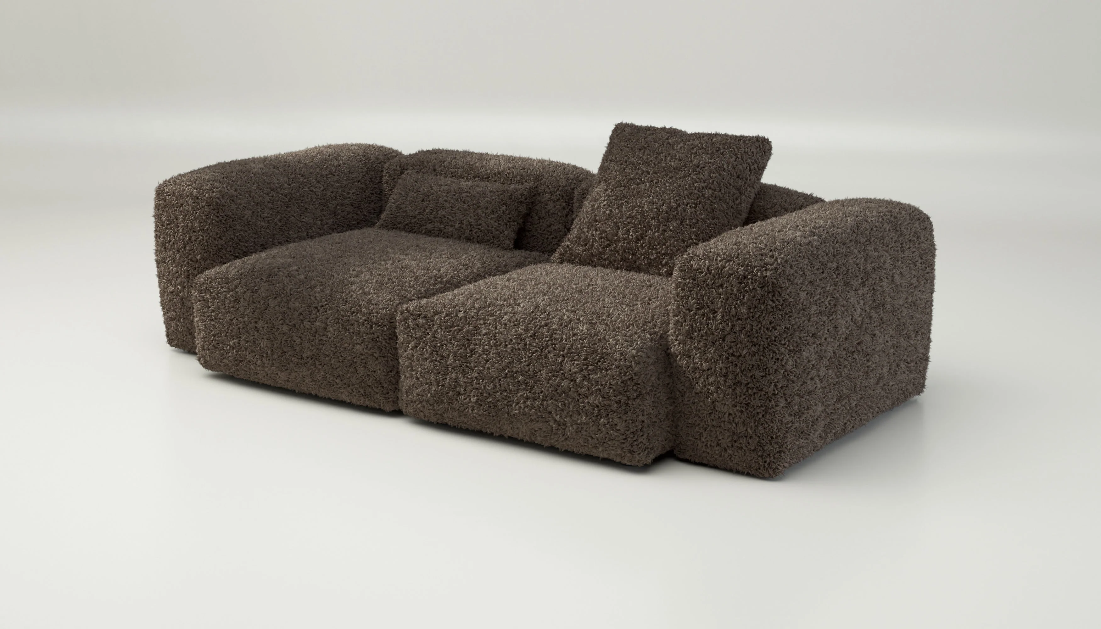 vetsak | Sofa Set 02 Medium - Doodle - Cacao | Modulaire Sofa | 2.5 Zits | Big Sofa - Image 3