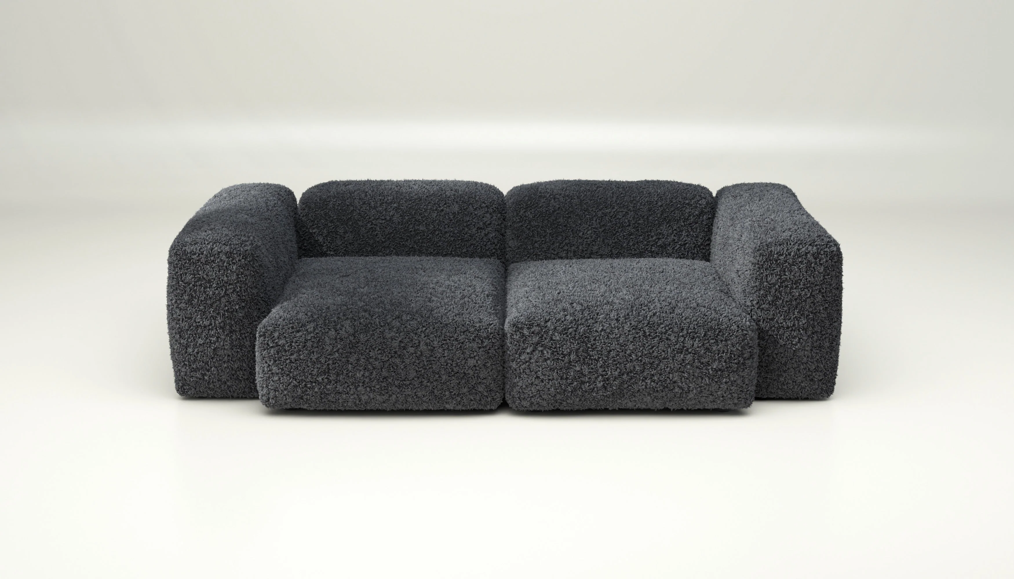 vetsak | Sofa Set 02 Medium - Doodle - Dark Grey | Modulaire Sofa | 2.5 Zits | Big Sofa - Image 2