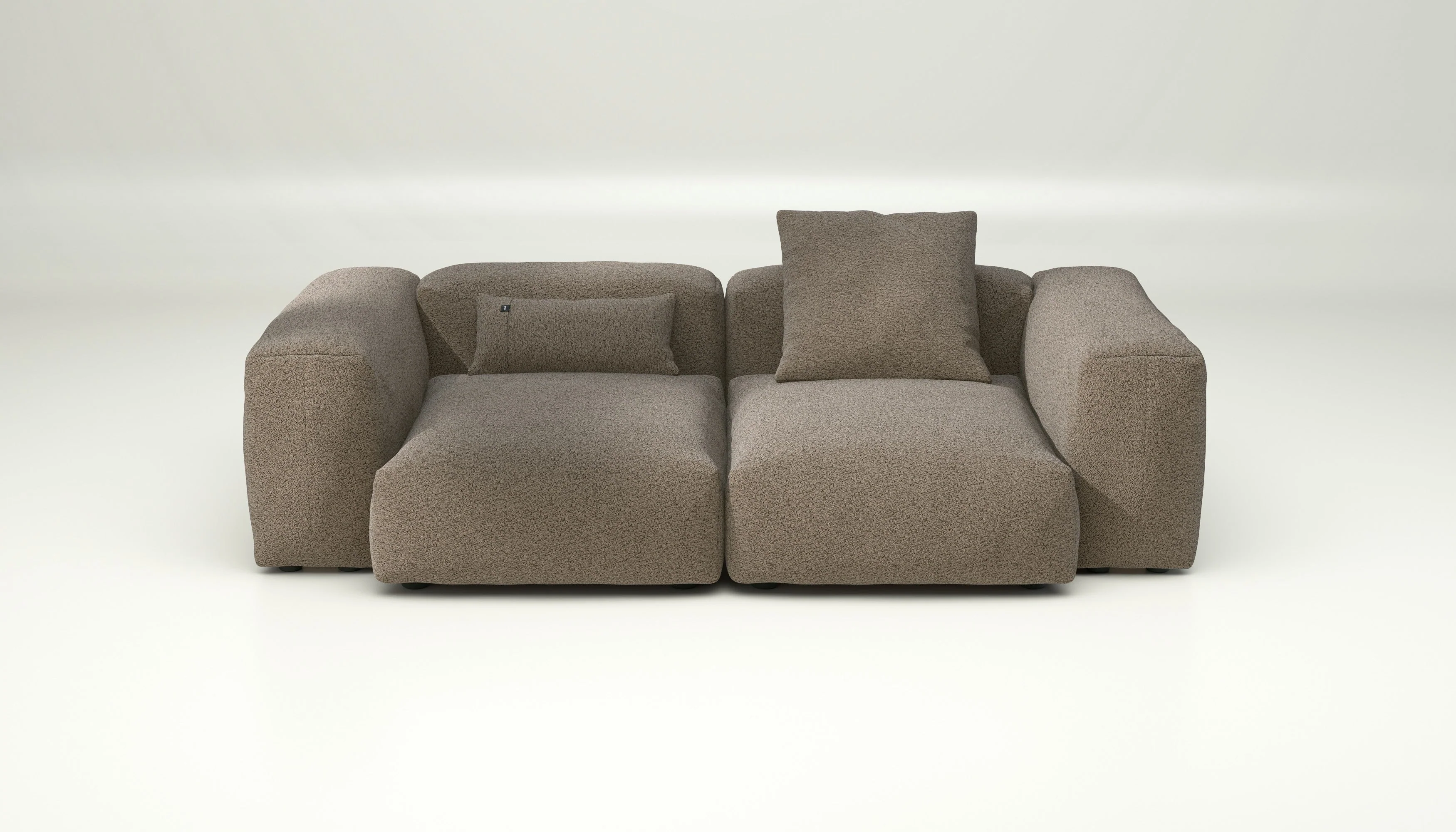 vetsak | Sofa Set 02 Medium - Loop Loop - Taupe | Modulaire Sofa | 2.5 Zits | Big Sofa