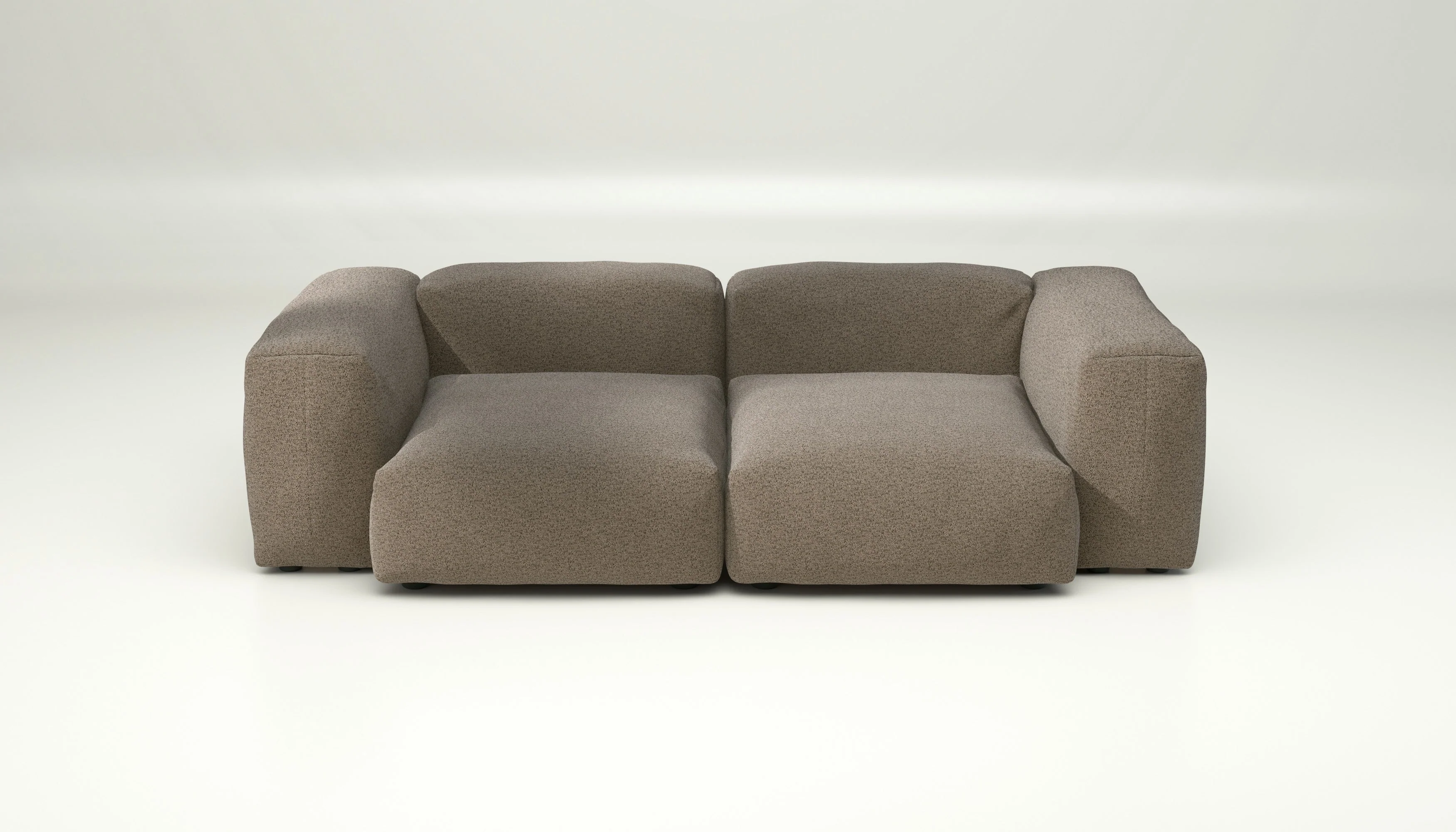 vetsak | Sofa Set 02 Medium - Loop Loop - Taupe | Modulaire Sofa | 2.5 Zits | Big Sofa - Image 2
