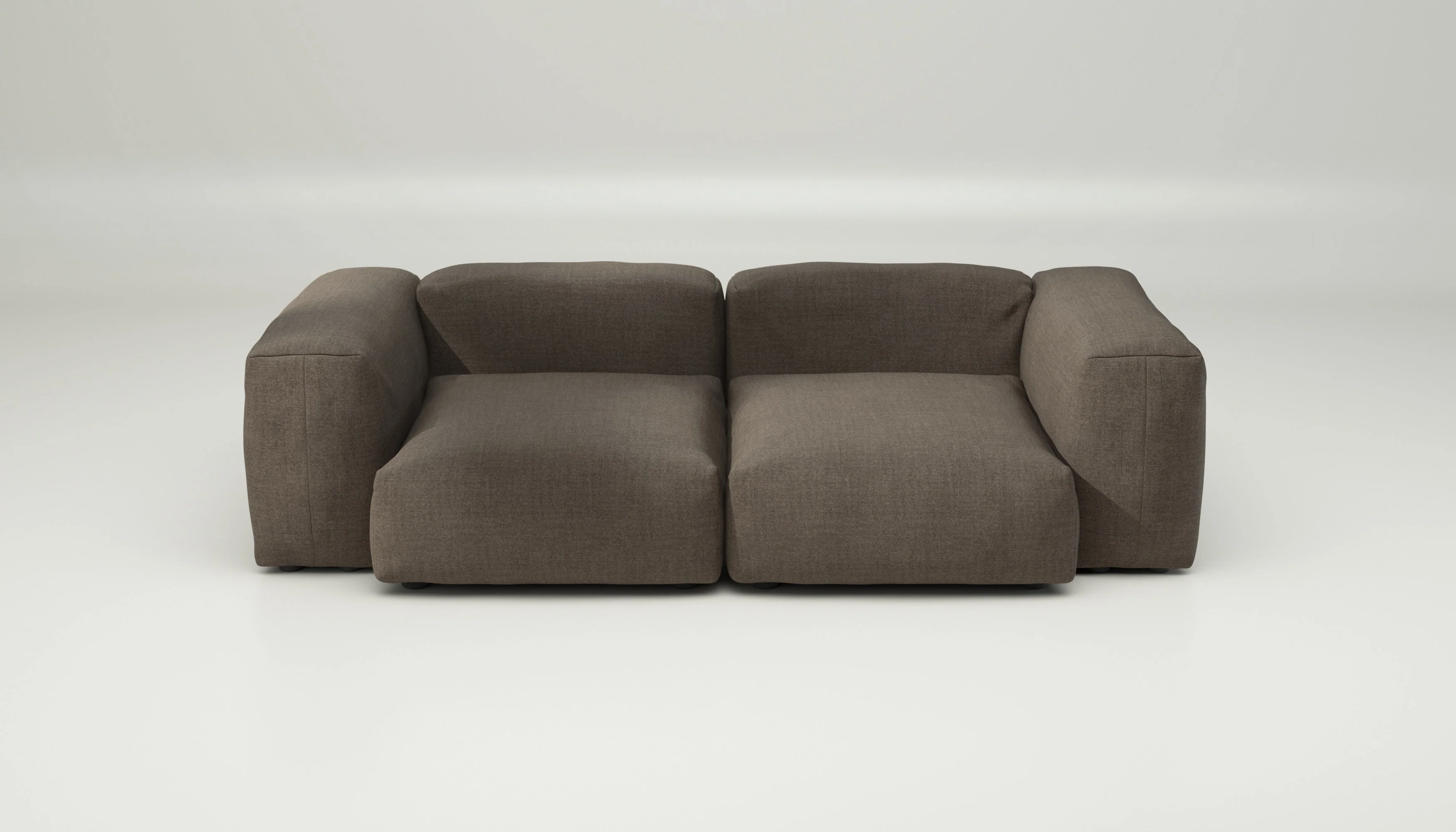 vetsak | Sofa Set 02 Medium - Pique - Taupe | Modular Sofa | 2.5 Seater | Big Sofa - Image 2