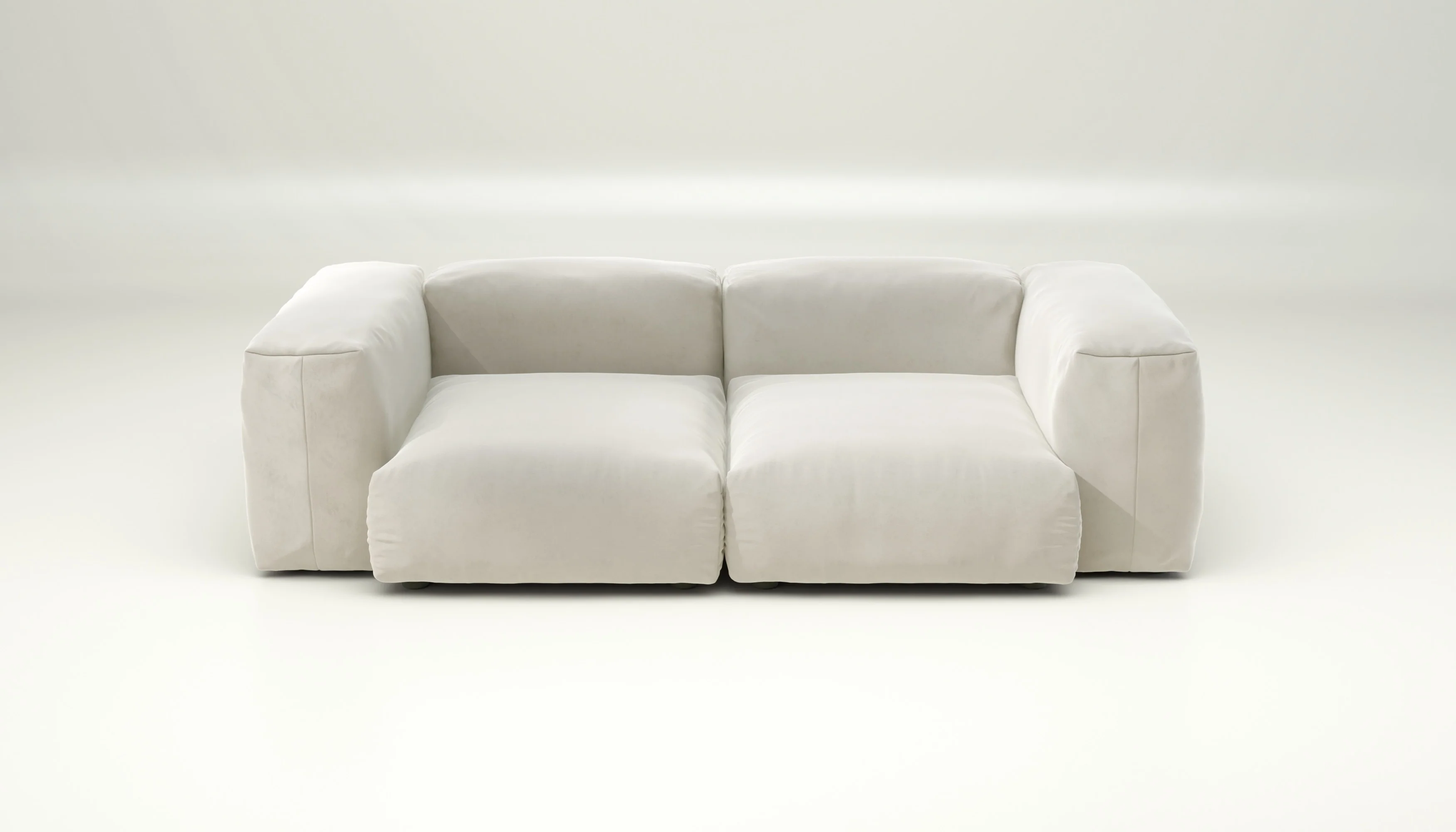 vetsak | Sofa Set 02 Medium - Suave - Pearl | Modular Sofa | 2.5 Seater | Big Sofa - Image 2