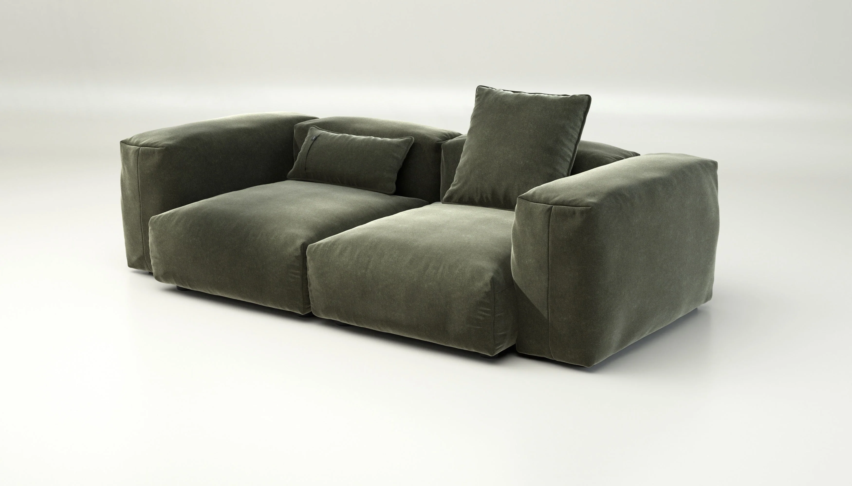 vetsak | Sofa Set 02 Medium - Suave - Pine | Modulaire Sofa | 2.5 Zits | Big Sofa - Image 3