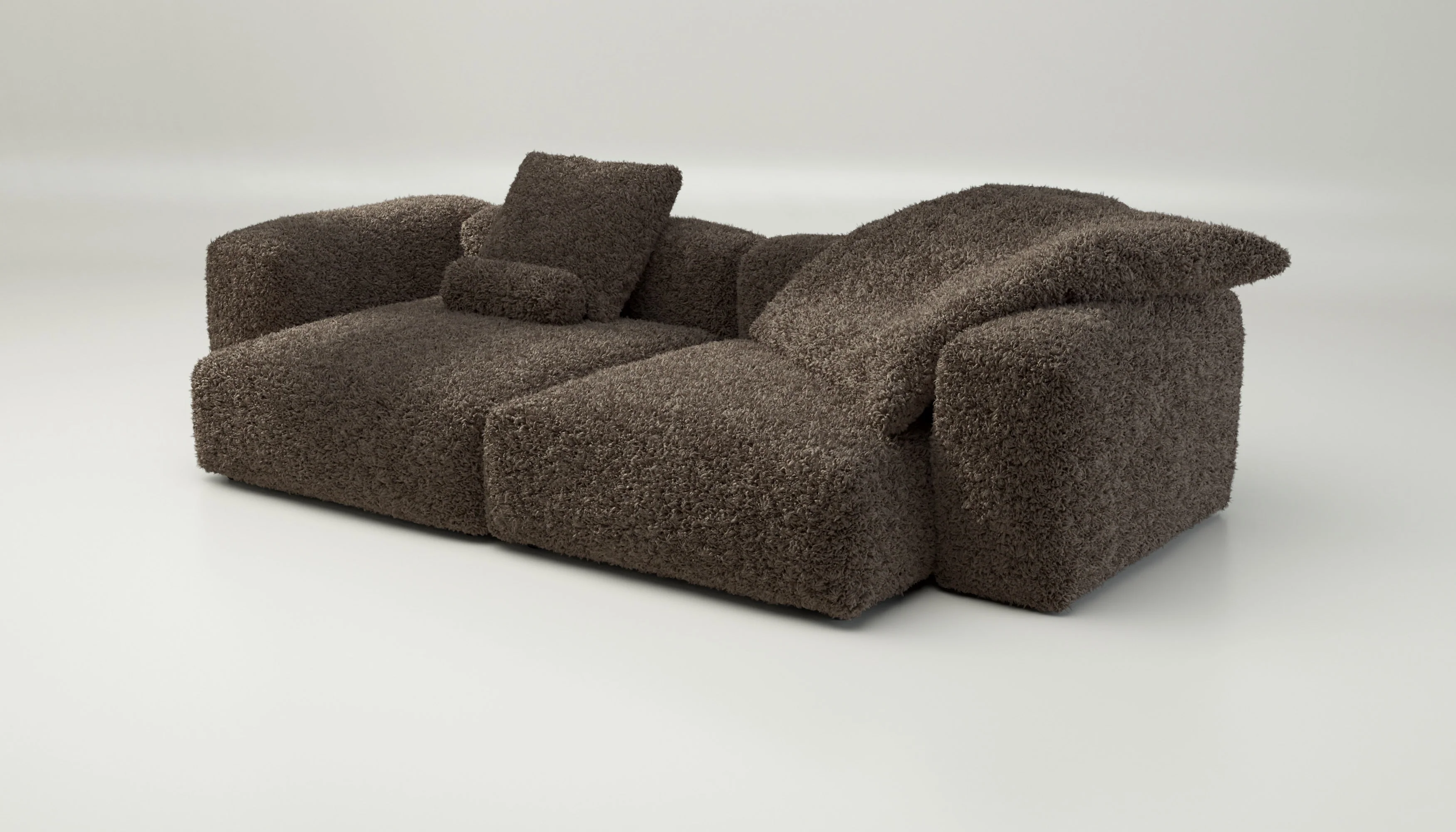 vetsak | Sofa Set 02 XLarge - Doodle - Cacao | Modulaire Sofa | 3.5 Zits | Big Sofa - Image 3