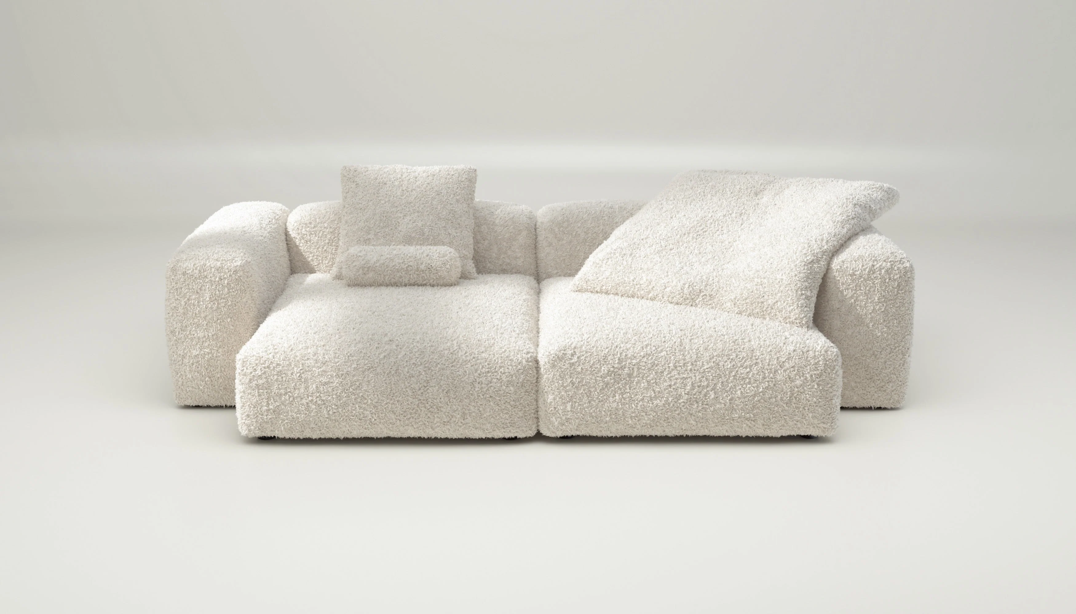 vetsak | Sofa Set 02 XLarge - Doodle - Creme | Modulaire Sofa | 3.5 Zits | Big Sofa