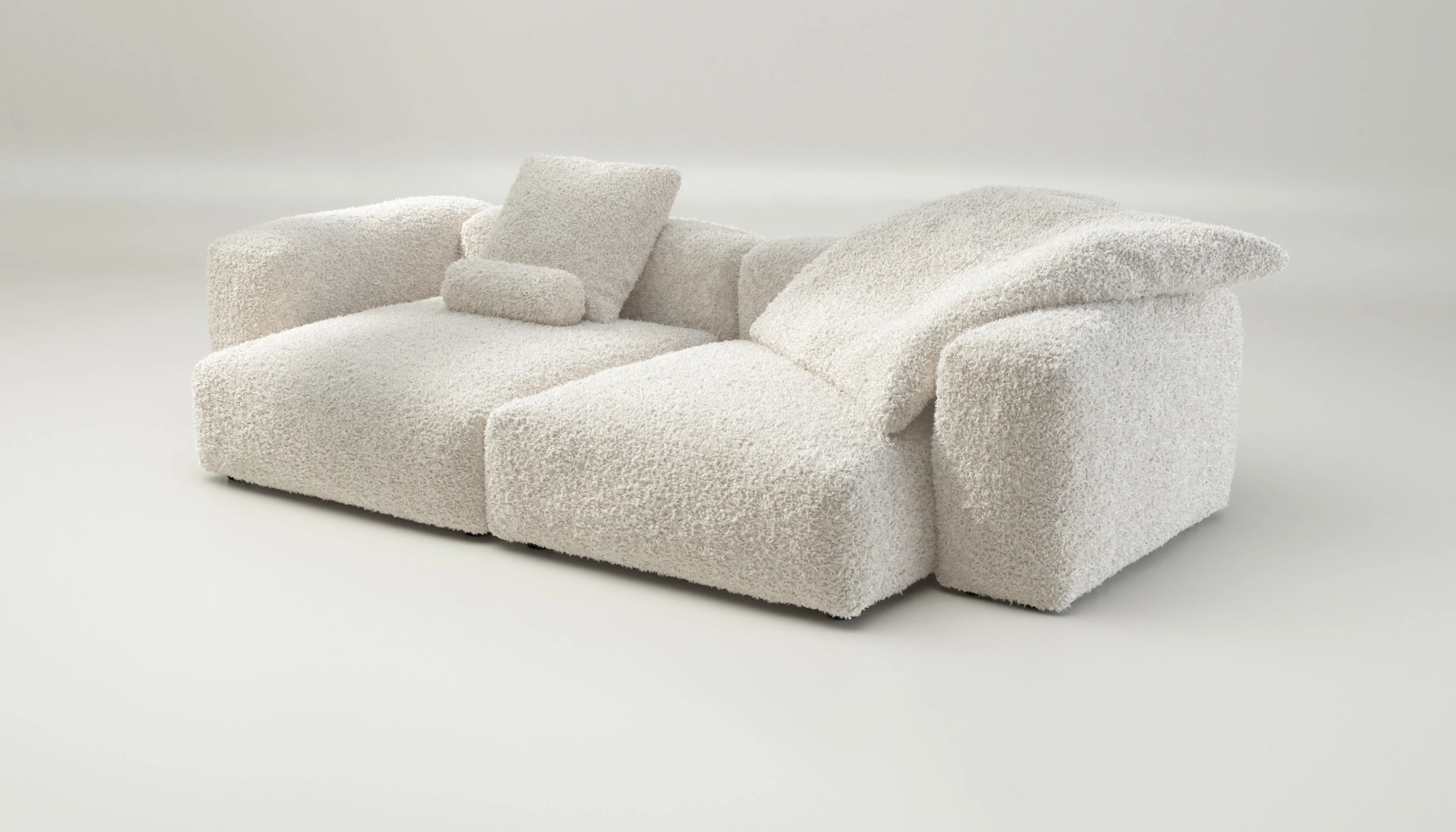 vetsak | Sofa Set 02 XLarge - Doodle - Creme | Modulaire Sofa | 3.5 Zits | Big Sofa - Image 3