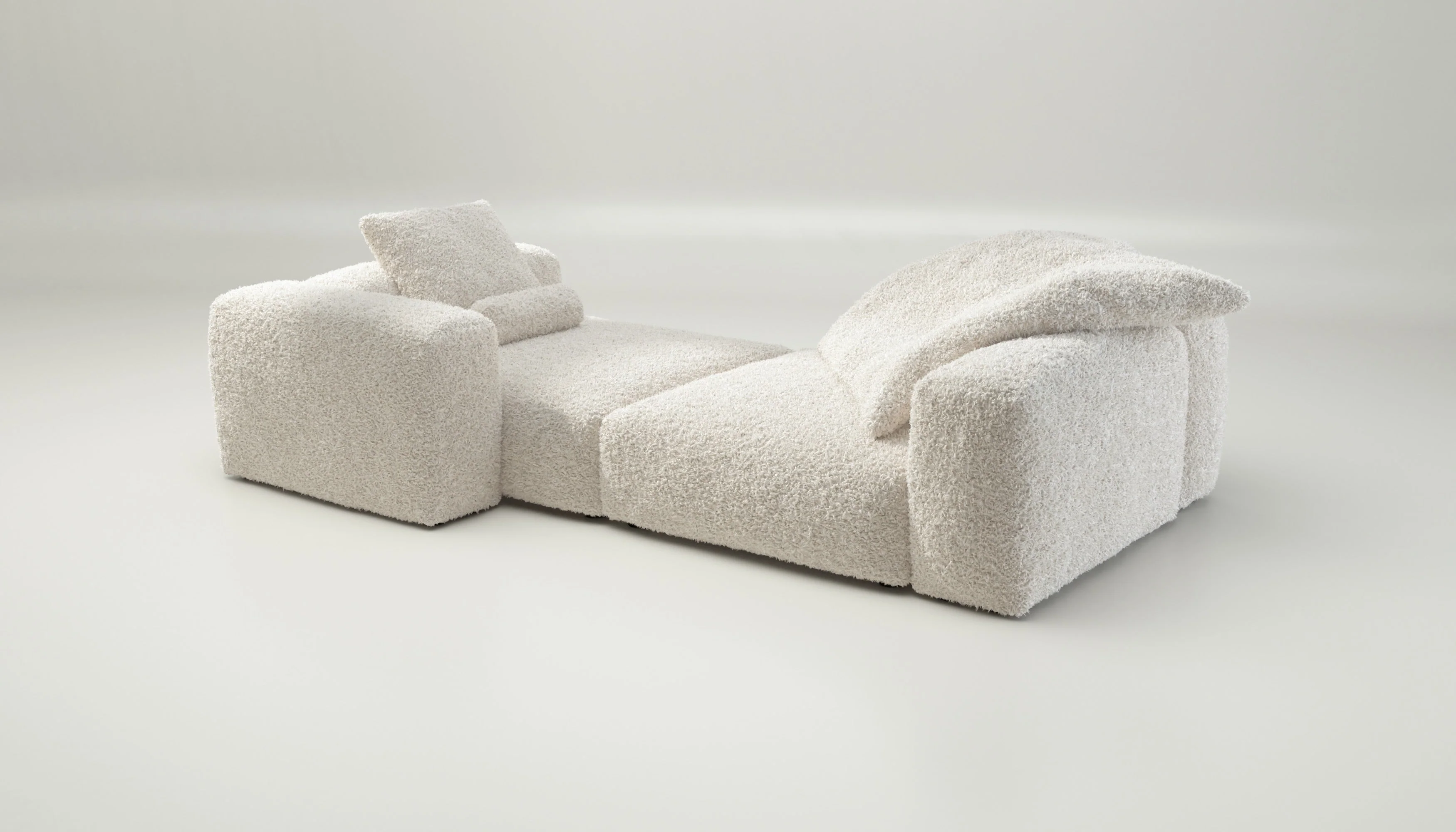 vetsak | Sofa Set 02 XLarge - Doodle - Creme | Modulaire Sofa | 3.5 Zits | Big Sofa - Image 4