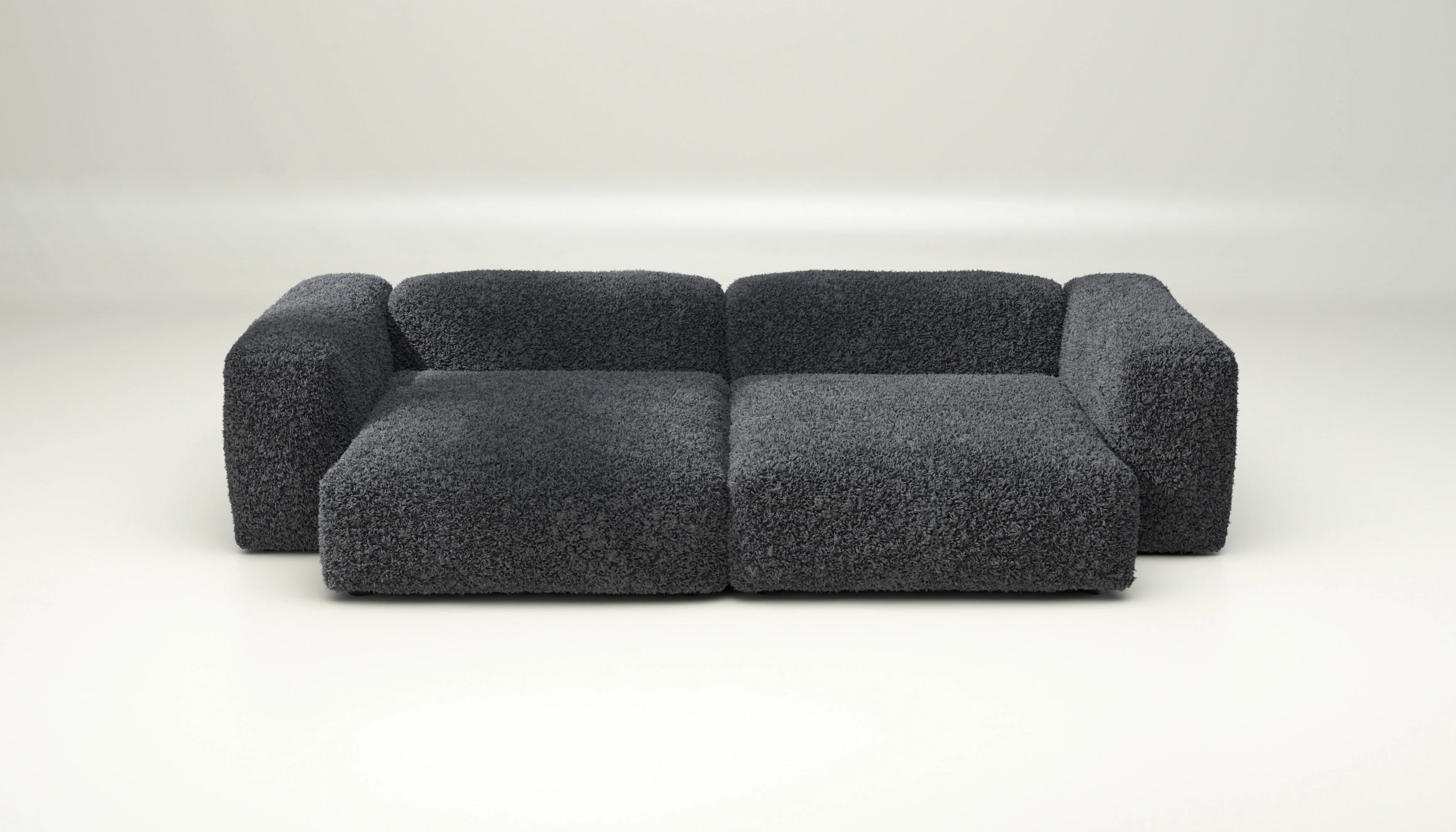 vetsak | Sofa Set 02 XLarge - Doodle - Dark Grey | Modulaire Sofa | 3.5 Zits | Big Sofa - Image 2