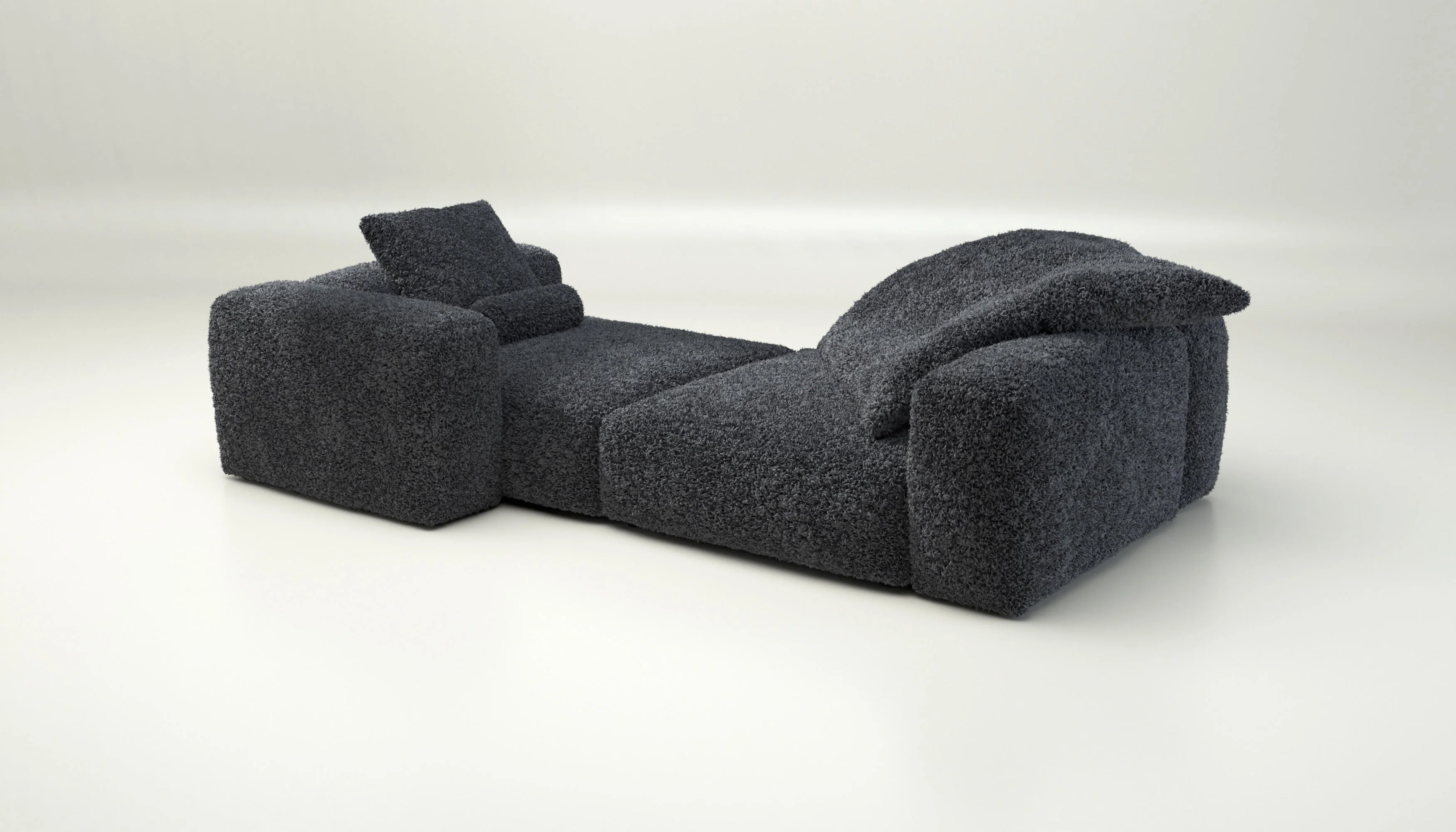 vetsak | Sofa Set 02 XLarge - Doodle - Dark Grey | Modulaire Sofa | 3.5 Zits | Big Sofa - Image 4