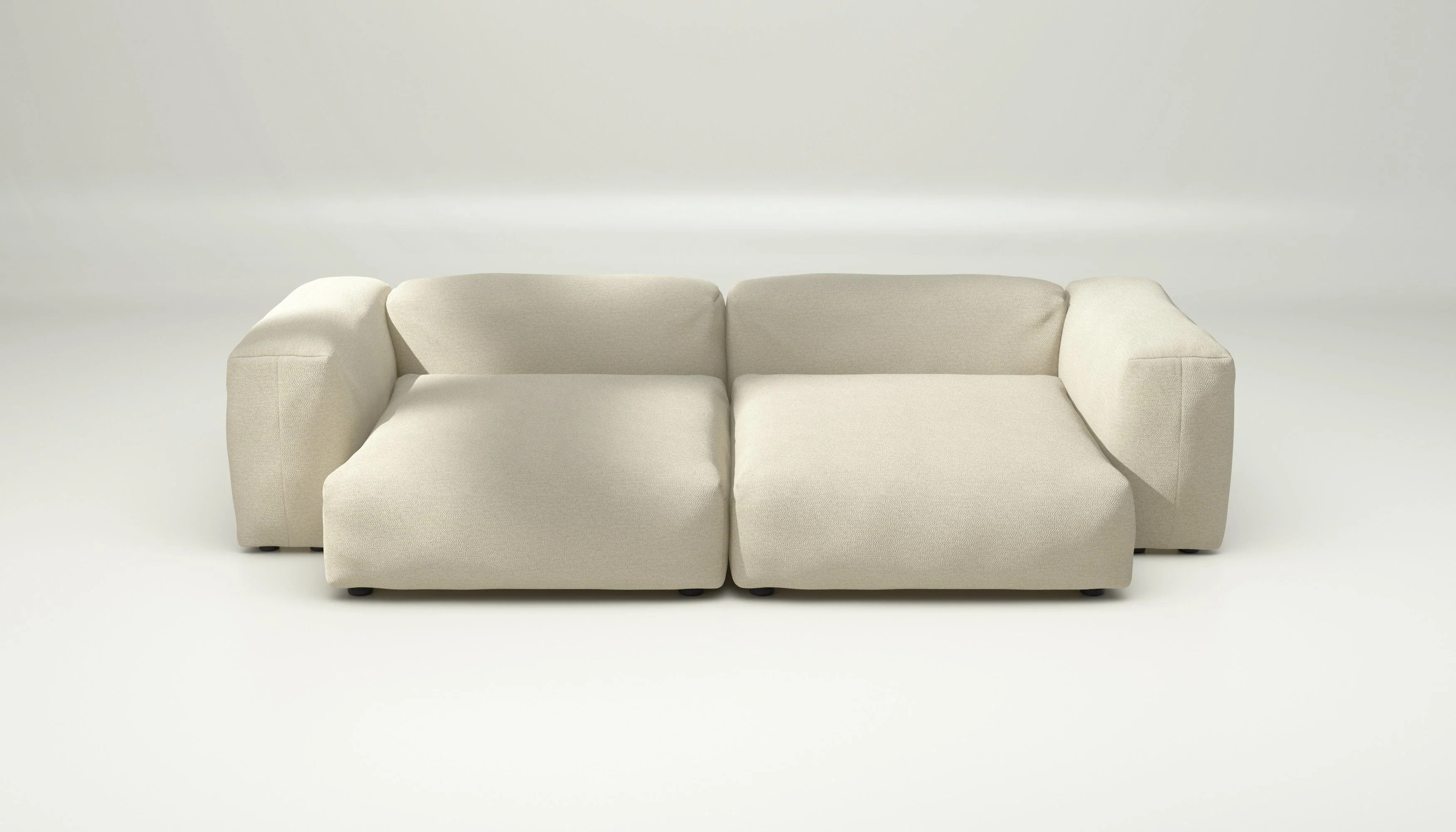 vetsak | Sofa Set 02 XLarge - Loop Loop - Duna | Modulaire Sofa | 3.5 Zits | Big Sofa - Image 2