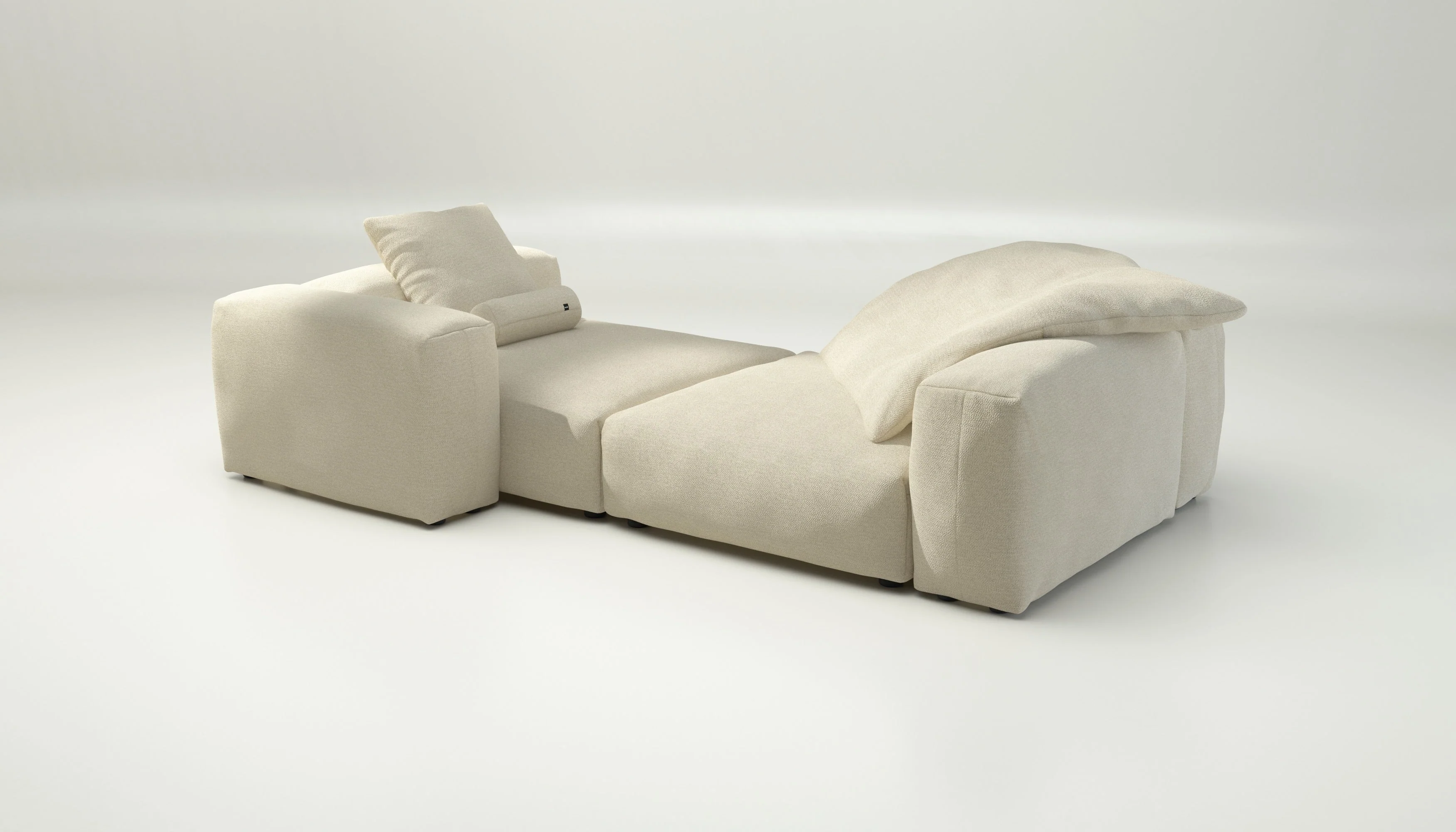 vetsak | Sofa Set 02 XLarge - Loop Loop - Duna | Modulaire Sofa | 3.5 Zits | Big Sofa - Image 4
