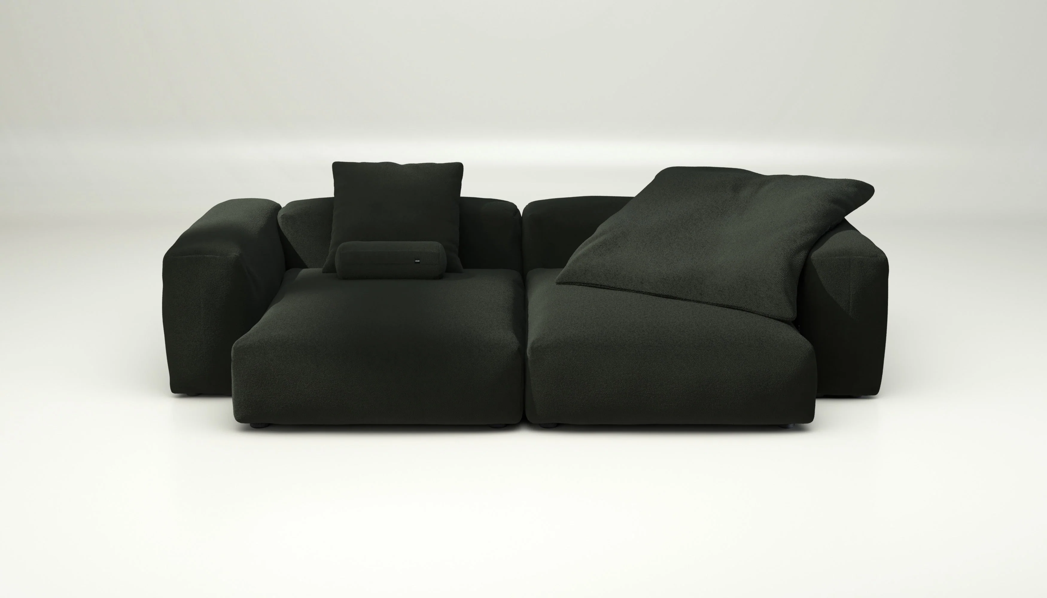 vetsak | Sofa Set 02 XLarge - Loop Loop - Mousse | Modulaire Sofa | 3.5 Zits | Big Sofa