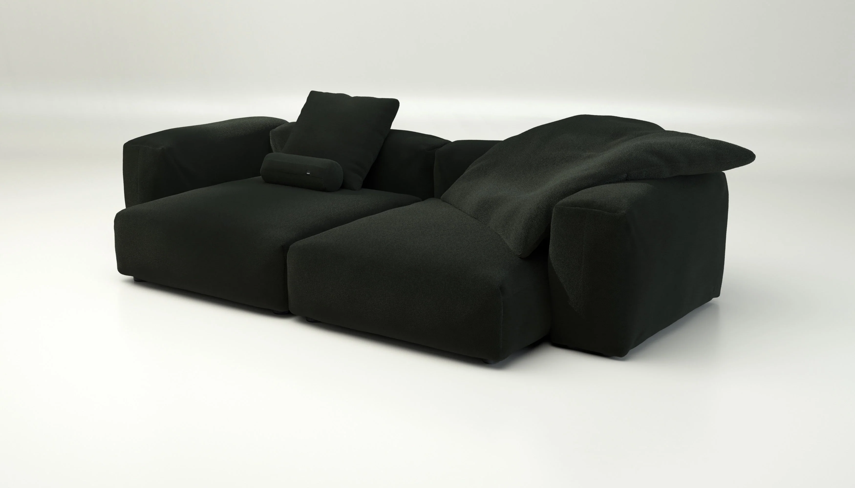 vetsak | Sofa Set 02 XLarge - Loop Loop - Mousse | Modulaire Sofa | 3.5 Zits | Big Sofa - Image 3