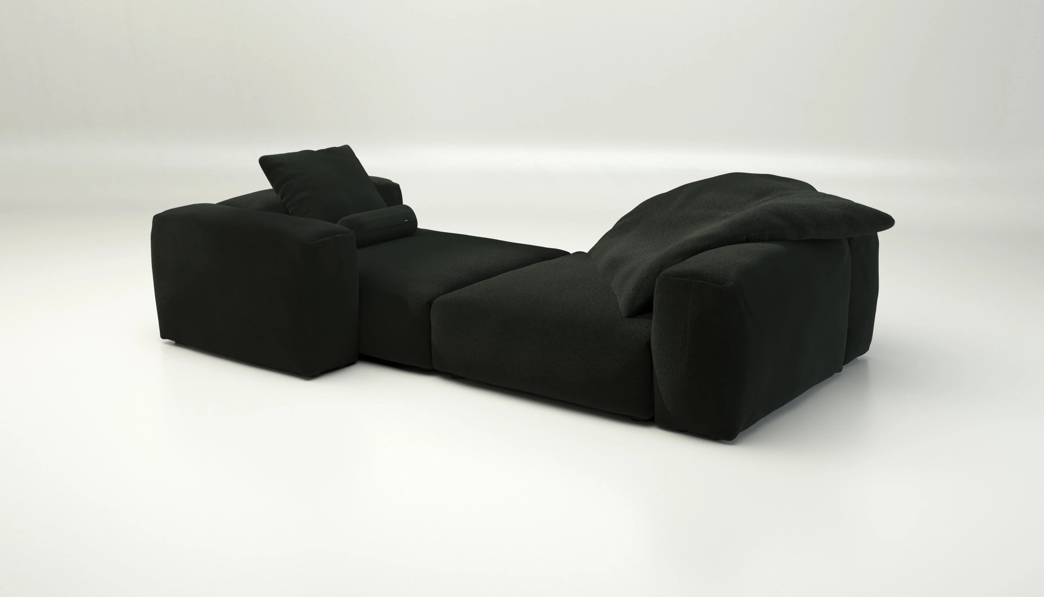 vetsak | Sofa Set 02 XLarge - Loop Loop - Mousse | Modulaire Sofa | 3.5 Zits | Big Sofa - Image 4