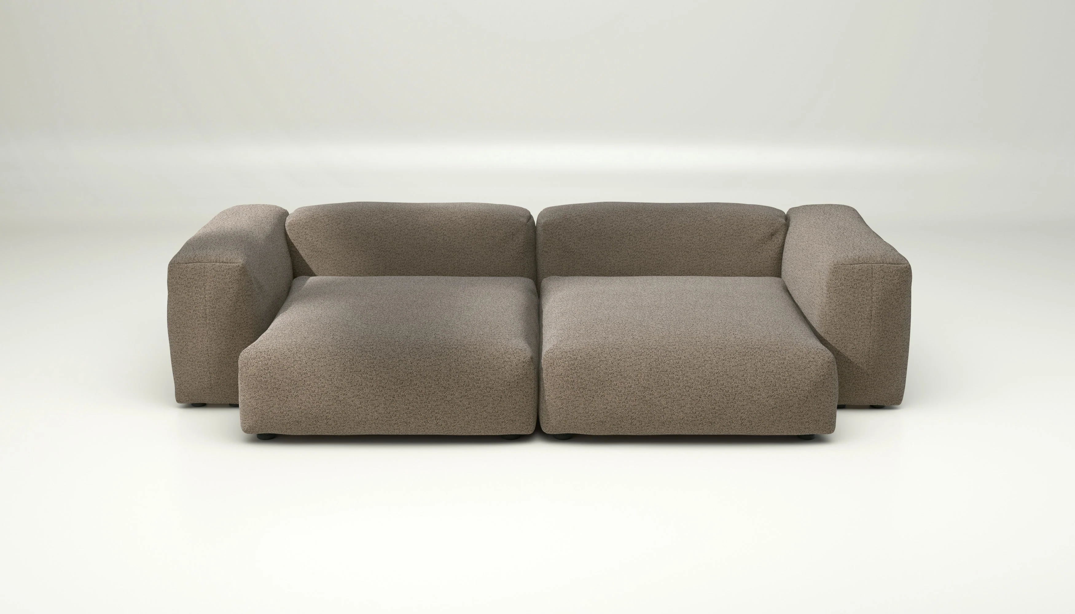 vetsak | Sofa Set 02 XLarge - Loop Loop - Taupe | Modulaire Sofa | 3.5 Zits | Big Sofa - Image 2