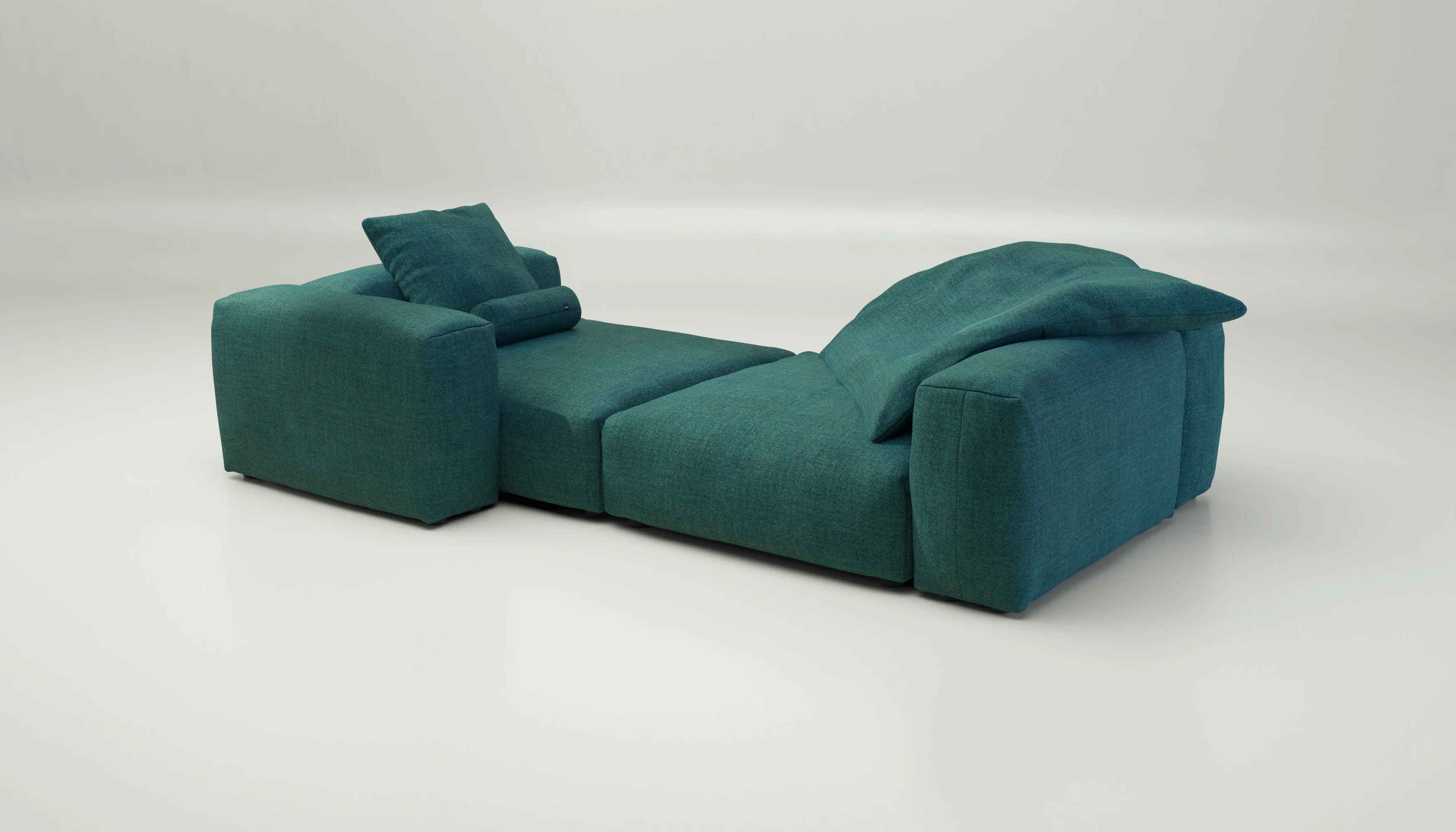 vetsak | Sofa Set 02 XLarge - Pique - Cedar | Modular Sofa | 3.5 Seater | Big Sofa - Image 4